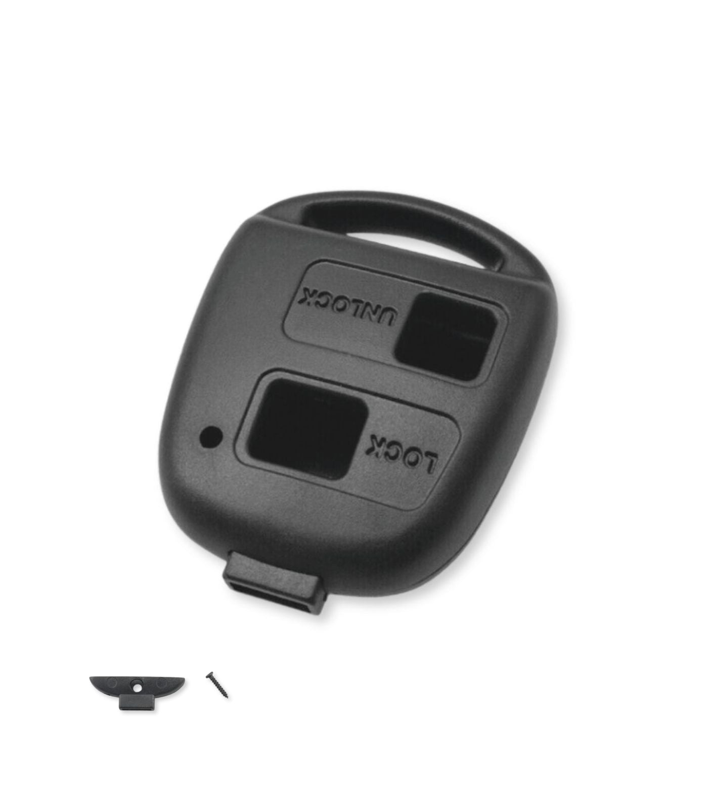 Scocca Guscio Cover per Chiave Telecomando 2 tasti Compatibile con Toyota Corolla Verso Rav4 Celica Vite e Supporto per Lama