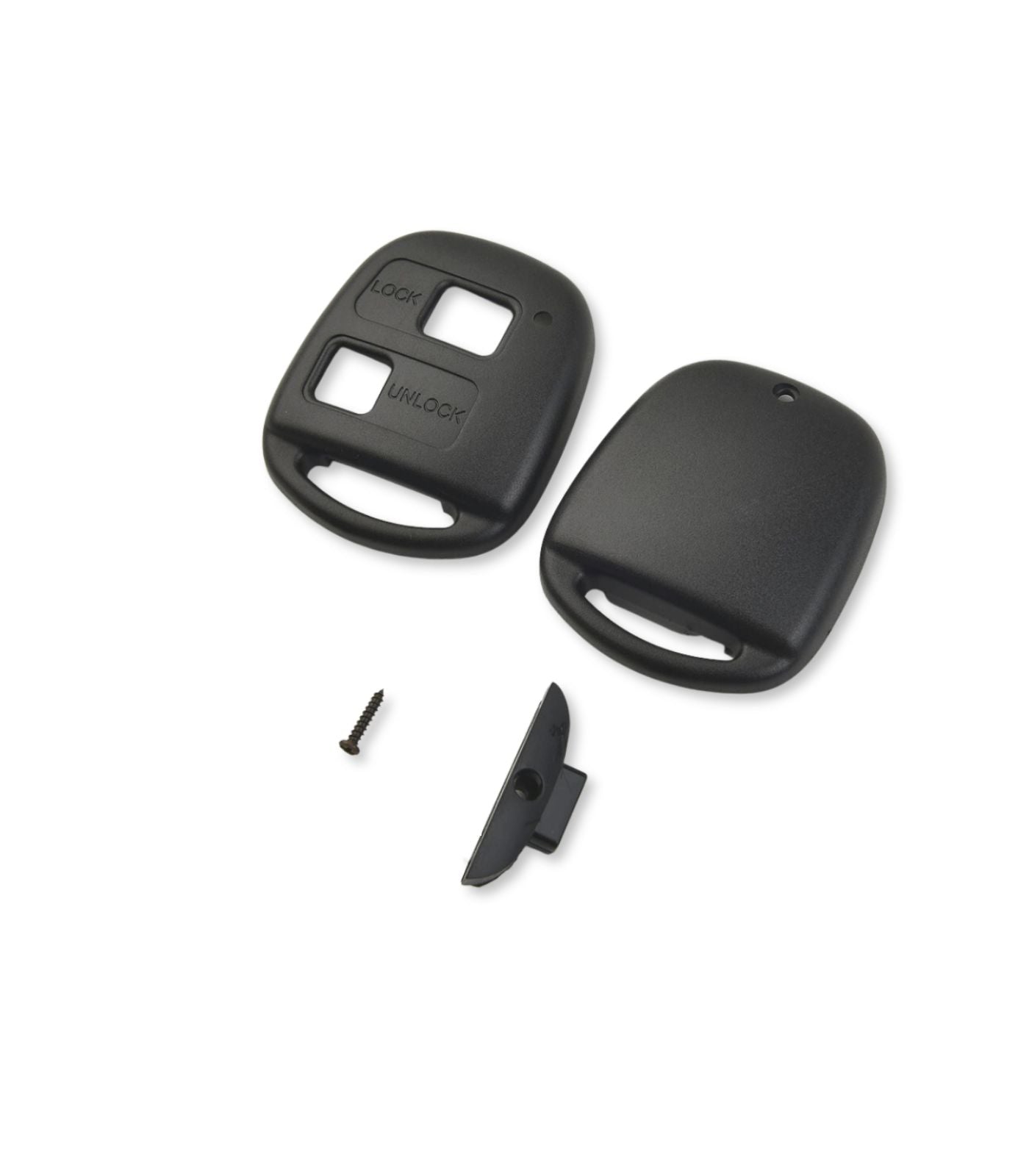 Scocca Guscio Cover per Chiave Telecomando 2 tasti Compatibile con Toyota Corolla Verso Rav4 Celica Vite e Supporto per Lama