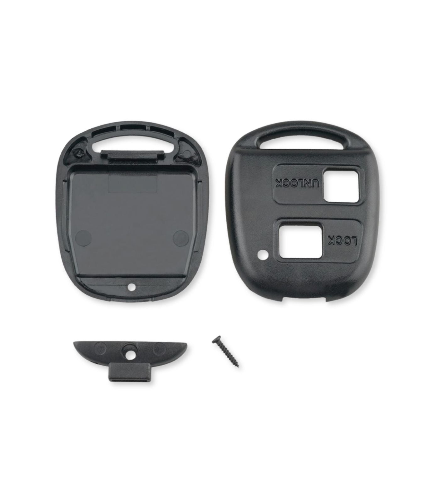 Scocca Guscio Cover per Chiave Telecomando 2 tasti Compatibile con Toyota Corolla Verso Rav4 Celica Vite e Supporto per Lama