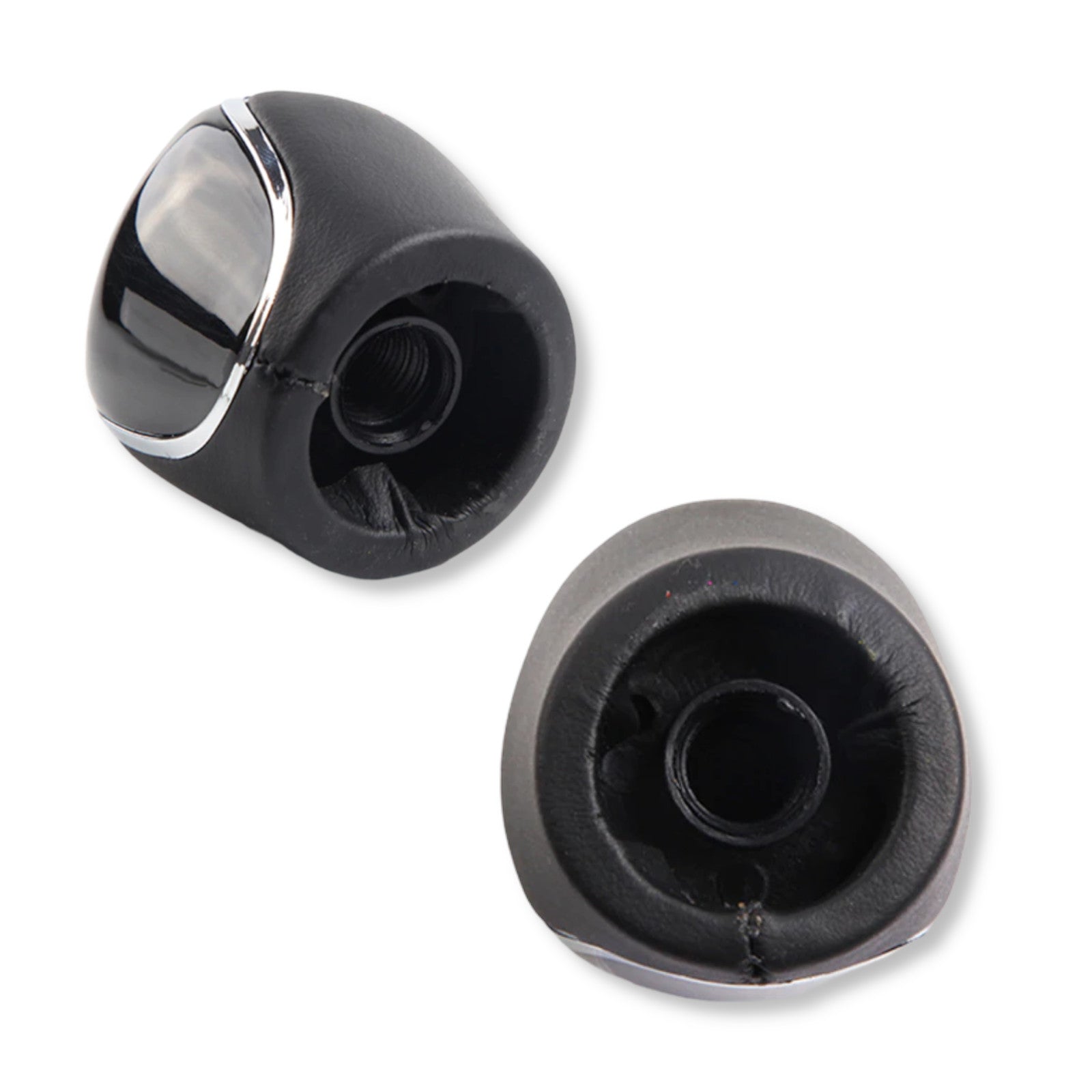 Pomello Leva Cambio Manuale 6 Marce e Retromarcia Compatibile con Ford C Max Focus Kuga con Impugnatura in Materiale Similpelle e Rifiniture Cromate