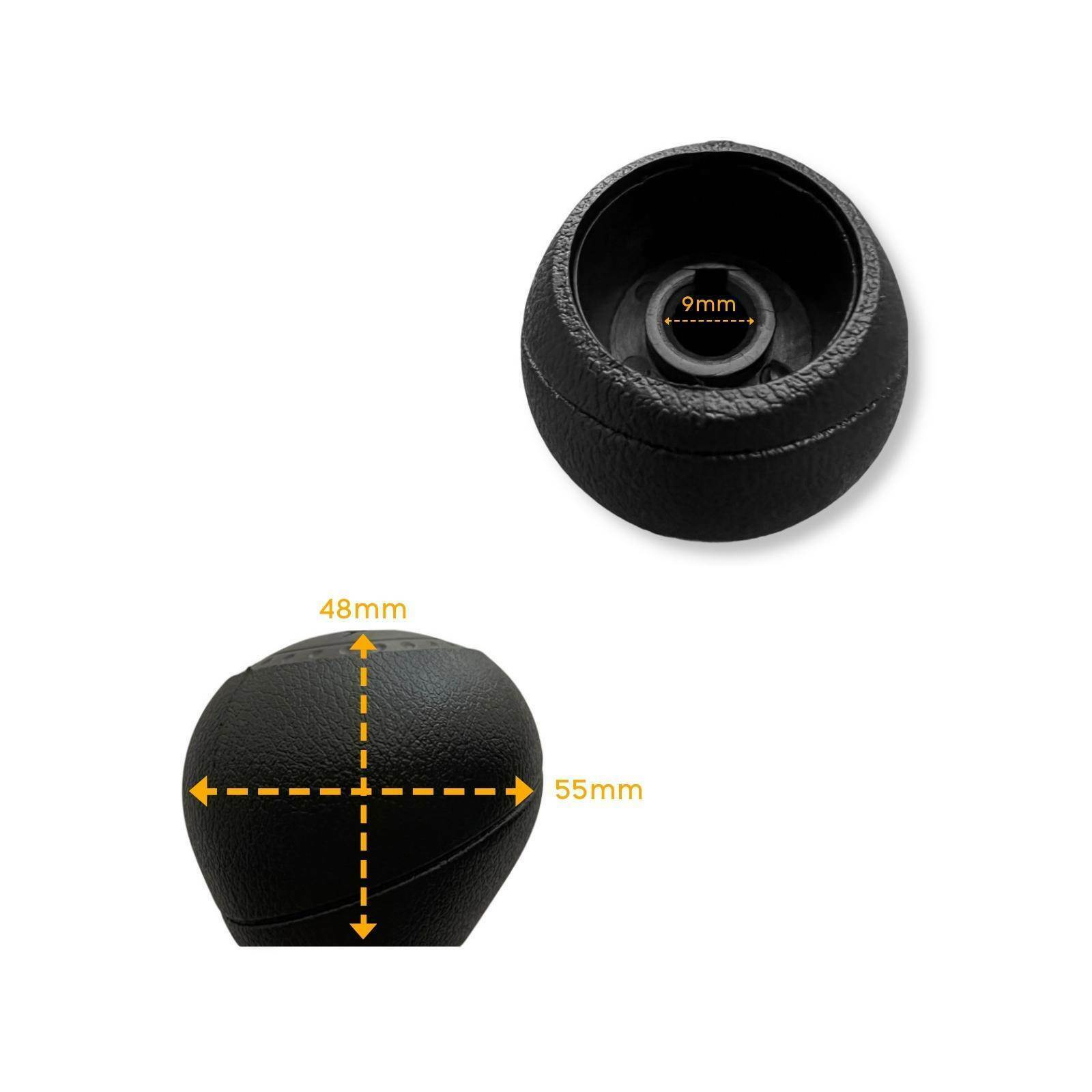 Pomello Leva Cambio Manuale 5 Marce e Retromarcia a destra Compatibile con Fiat Punto 188 dal 1999 al 2012 Impugnatura Materiale in Abs