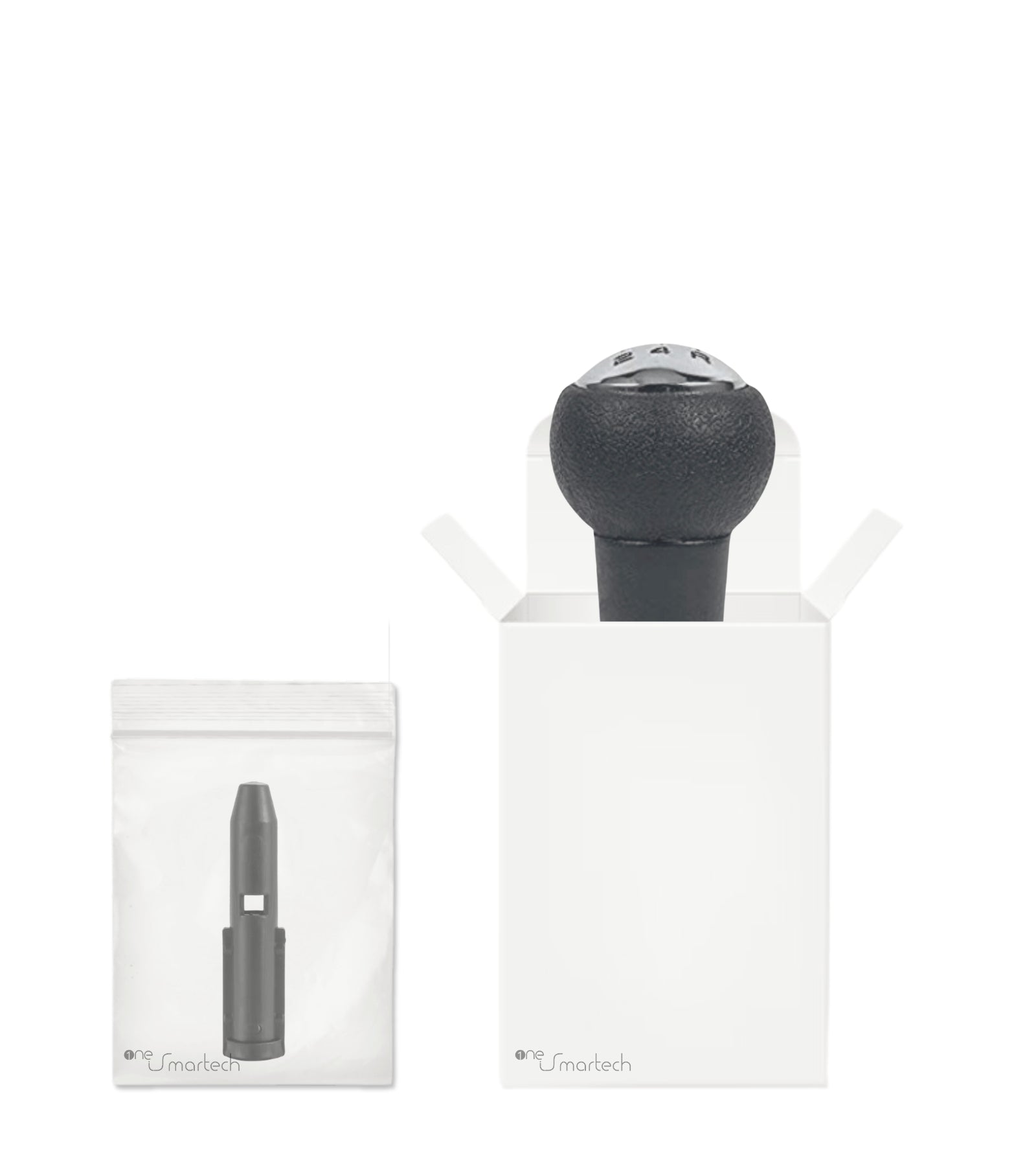 Pomello Leva Cambio Manuale 5 marce e Adattatore compatibile con Peugeot 106 206 306 2008 3008 e Citroen C2 C3 C4 C5 Saxo Xsara Picasso Berlingo