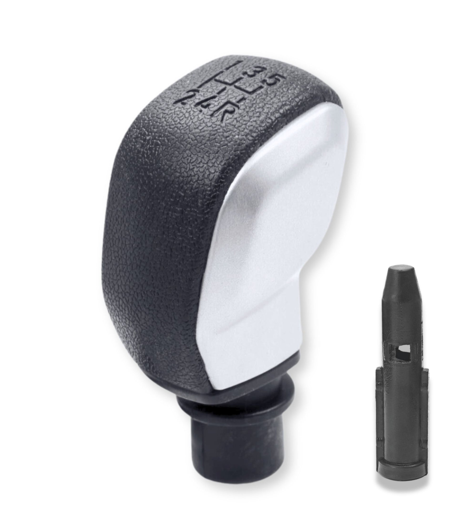 5 Speed Gear Knob and Adapter Compatible with Peugeot 207 (2006-2012), 208 (2012-2019), 308 (2007-2013), Citroen C2 (2003-2009), C3 (2002-2009)