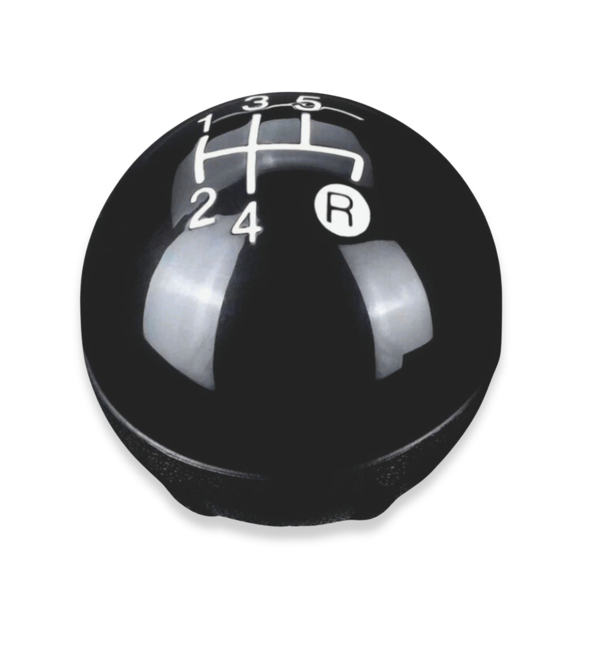 Pomello 5 Marce e Retromarcia Compatibile con Fiat 500 500C 2007-2018 Nero