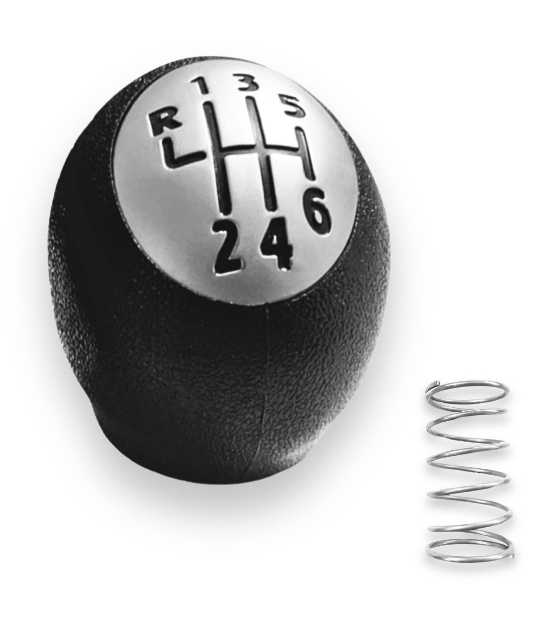 Pomello Plastica 6 Marce e Molla per Cambio Compatibile con Renault Megane Scenic Dacia Duster