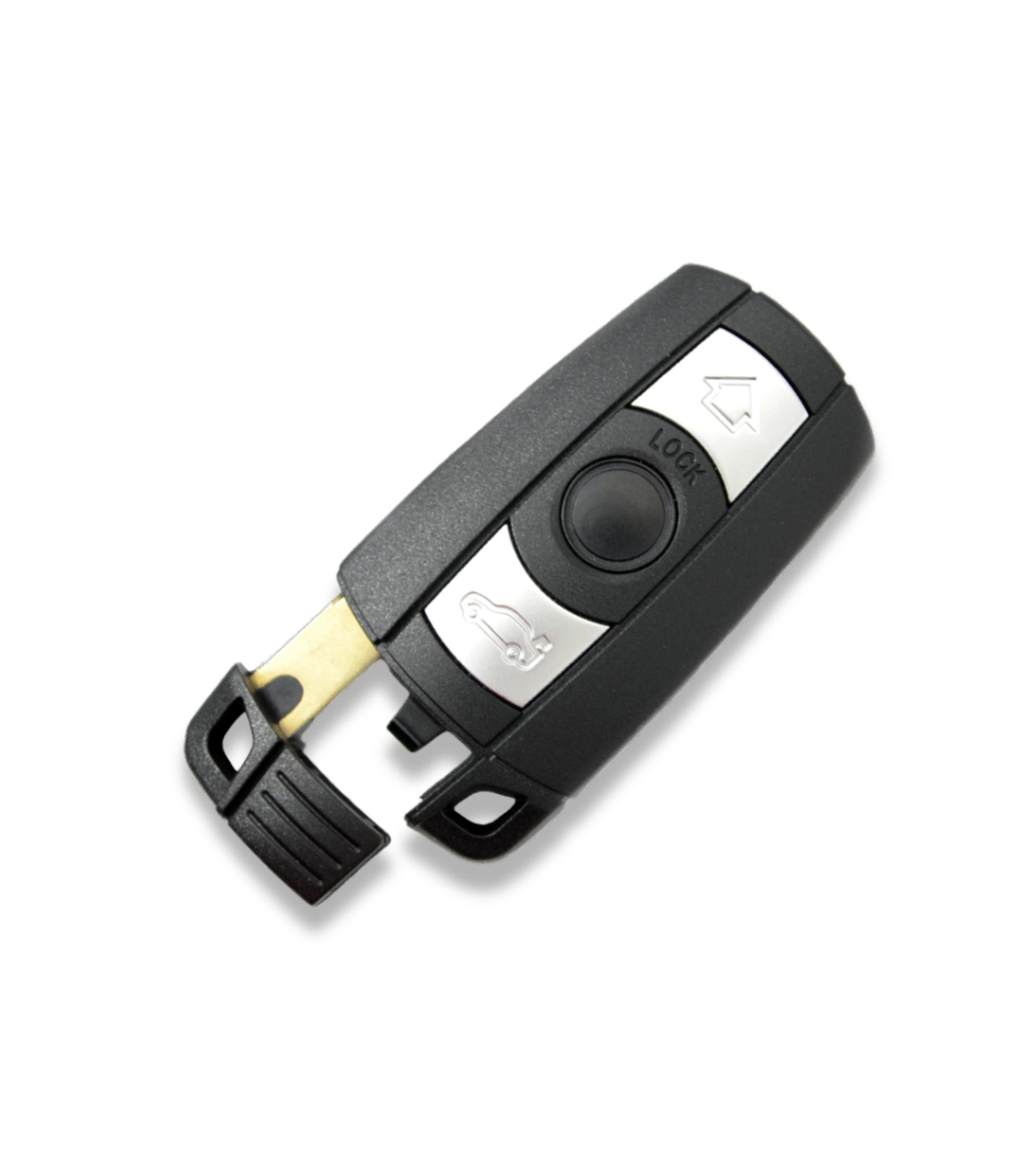 Scocca Guscio e Lama Estraibile per Chiave Telecomando 3 Tasti Compatibile con Bmw Serie 1 3 5 6 7 X5 X6 Z4