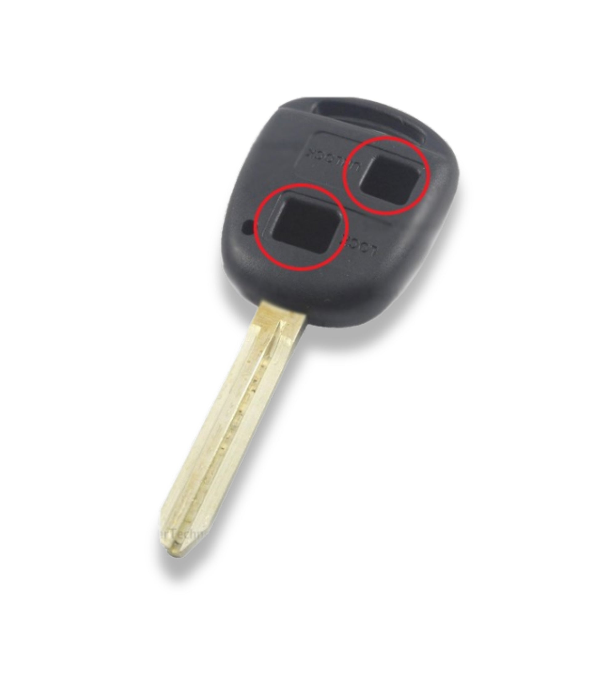 Scocca Guscio Cover e Lama per Chiave Telecomando 2 Tasti Compatibile Per Toyota Corolla Rav4 Celica