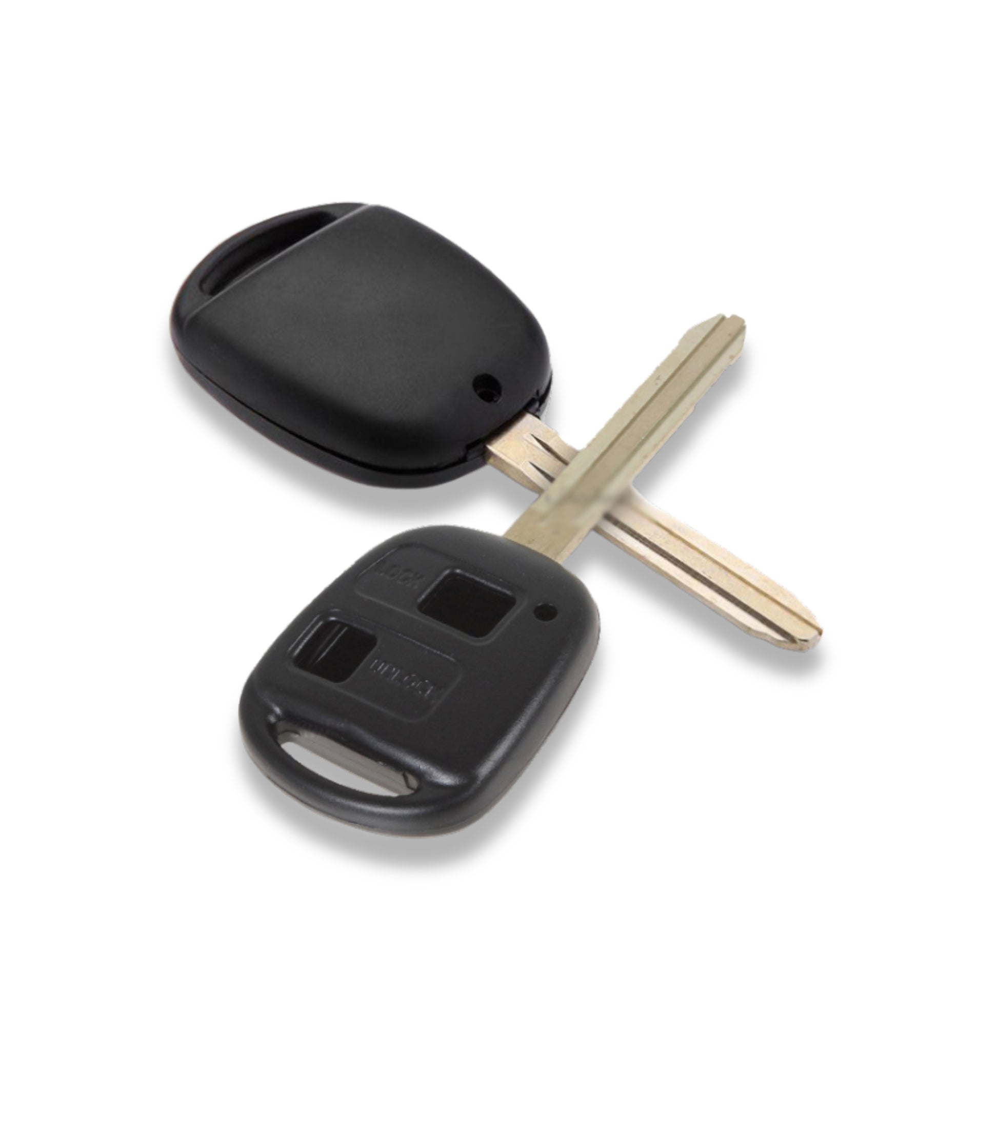 Scocca Guscio Cover e Lama per Chiave Telecomando 2 Tasti Compatibile Per Toyota Corolla Rav4 Celica