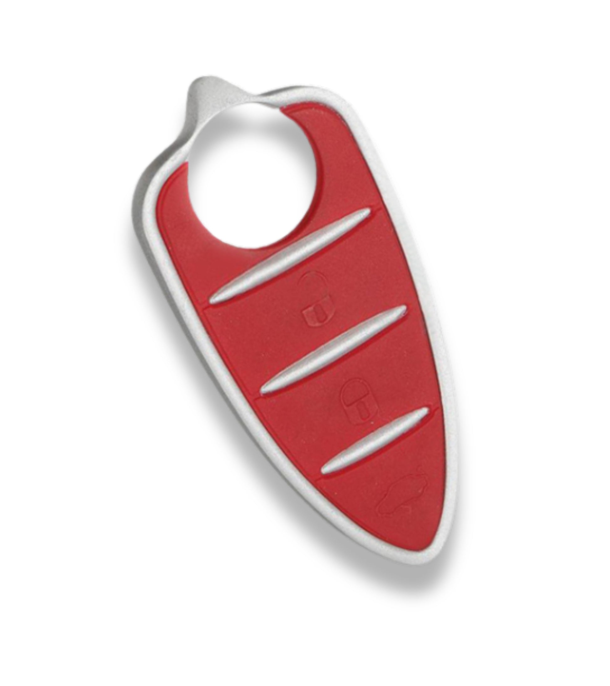 Tastiera Pad Pulsanti in Gomma per Scocca Guscio Chiave Telecomando 3 Tasti Compatibile con Alfa Romeo Mito Gto 159 Brera Giulietta