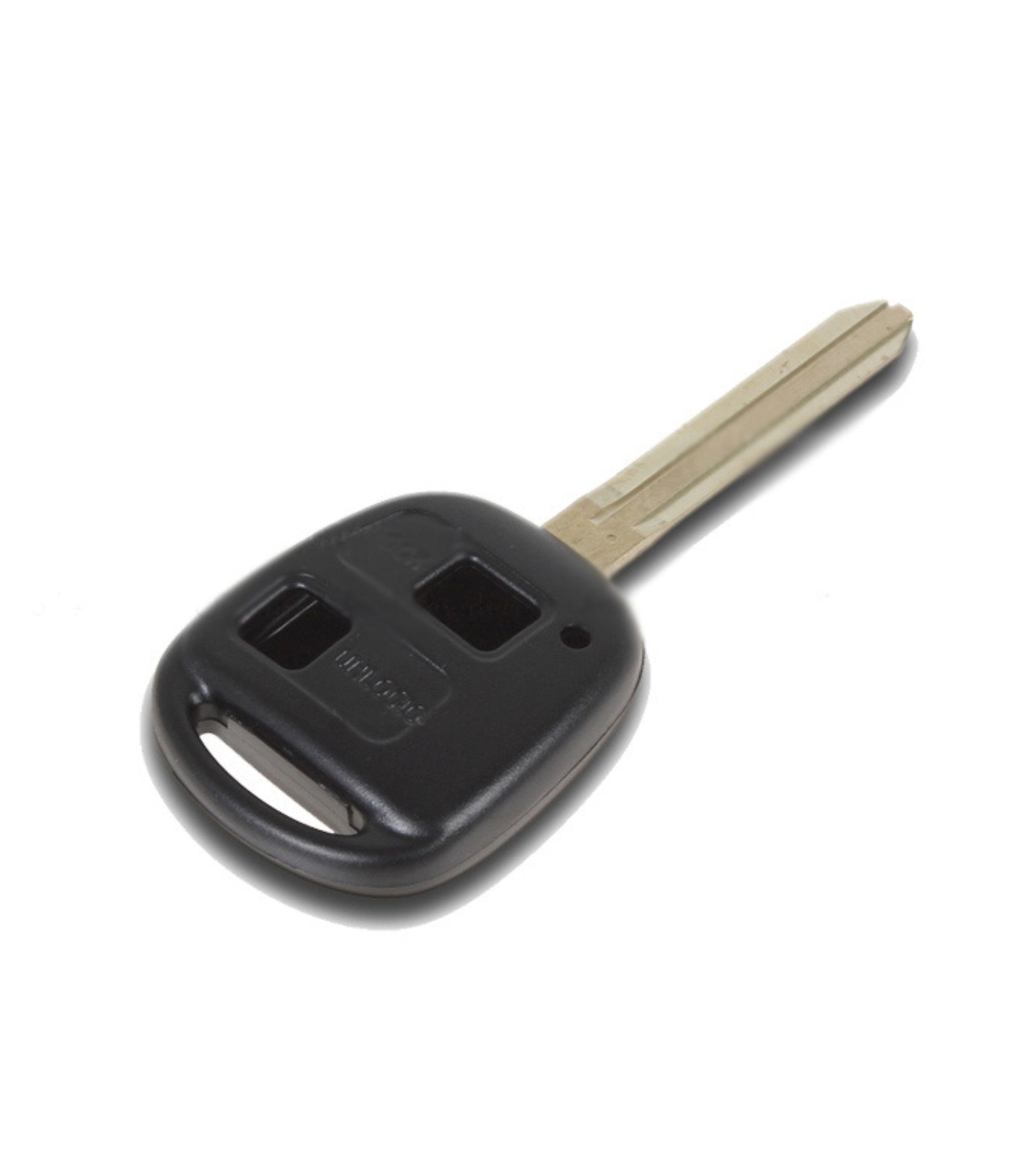 Scocca Guscio Lama e Pad in Gomma Cover per Chiave Telecomando 2 tasti Compatibile con Toyota Corolla Rav4 Celica