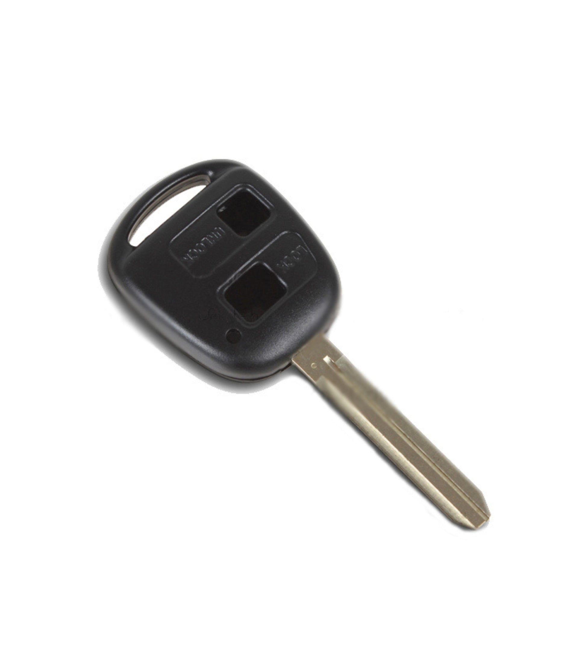 Scocca Guscio Lama e Pad in Gomma Cover per Chiave Telecomando 2 tasti Compatibile con Toyota Corolla Rav4 Celica