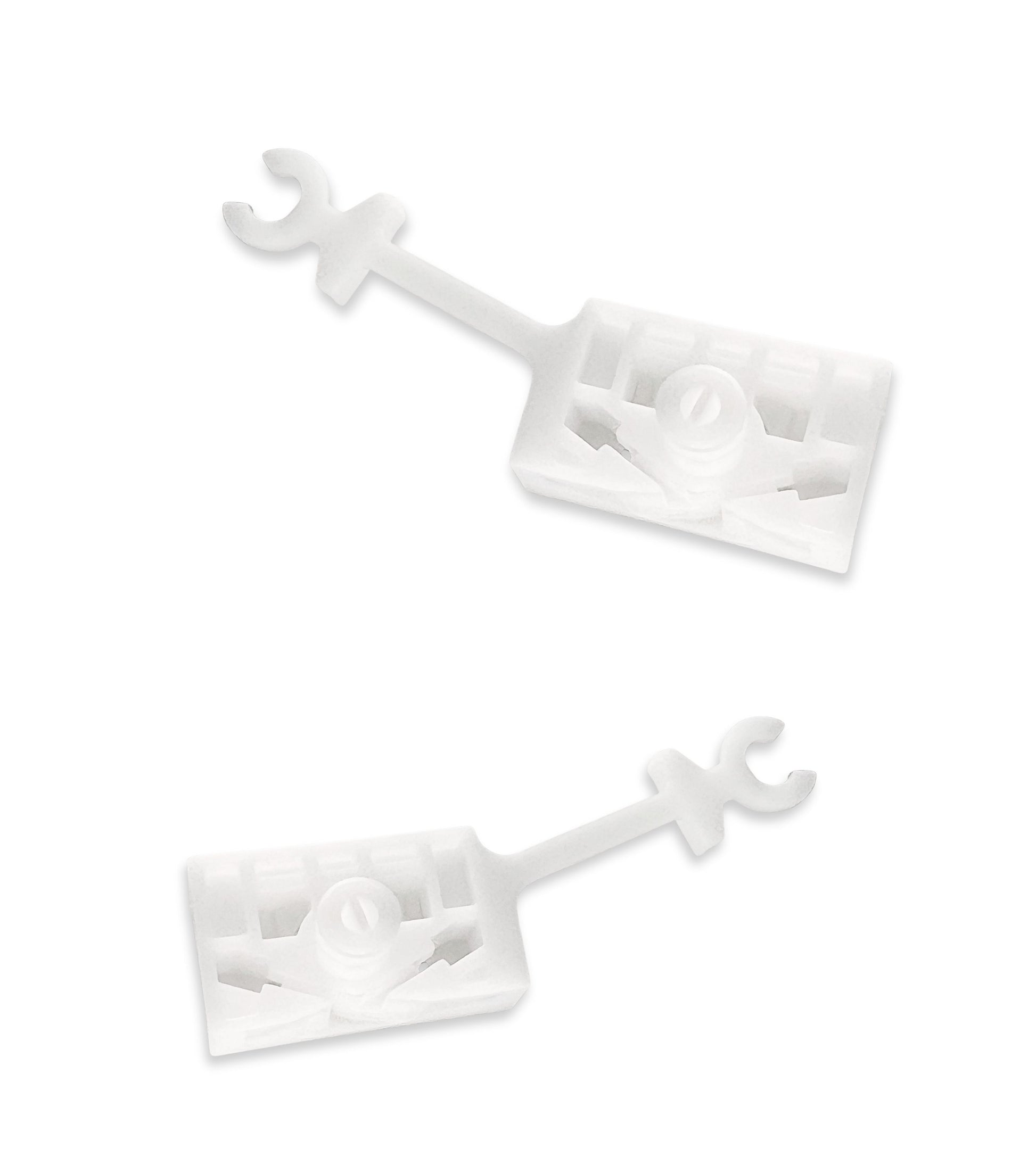 Set 2 Clip Riparazione Regolatore Alzacristalli Finestrino Porta Anteriore, Vetro Parte Destra e Sinistra Compatibile con Alfa Romeo 147 2000–2010