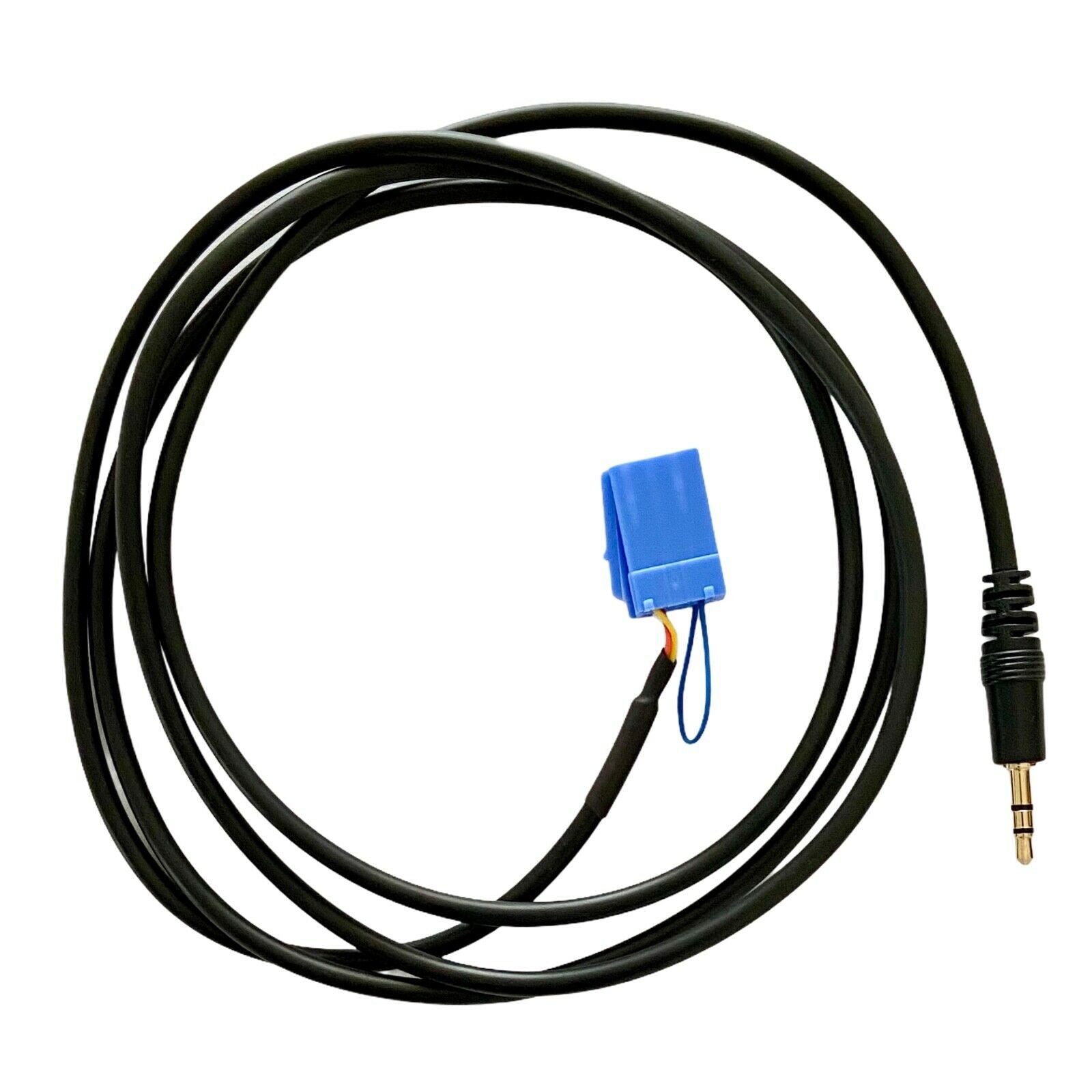 Cavo Aux Con Ponticello Jack Maschio 3,5mm per Autoradio Stereo No Source Available Radio Delphi Bosch Compatibile con Fiat 500 Punto Evo Grande Punto Evo Panda Lancia Y