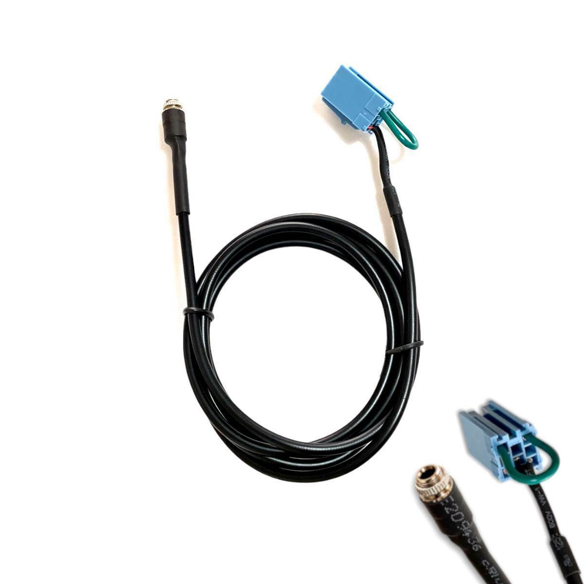 Cavo Aux per radio Delphi Bosch no source available compatibile con Fiat 500 Grande Punto Evo Panda Jack femmina e ponticello