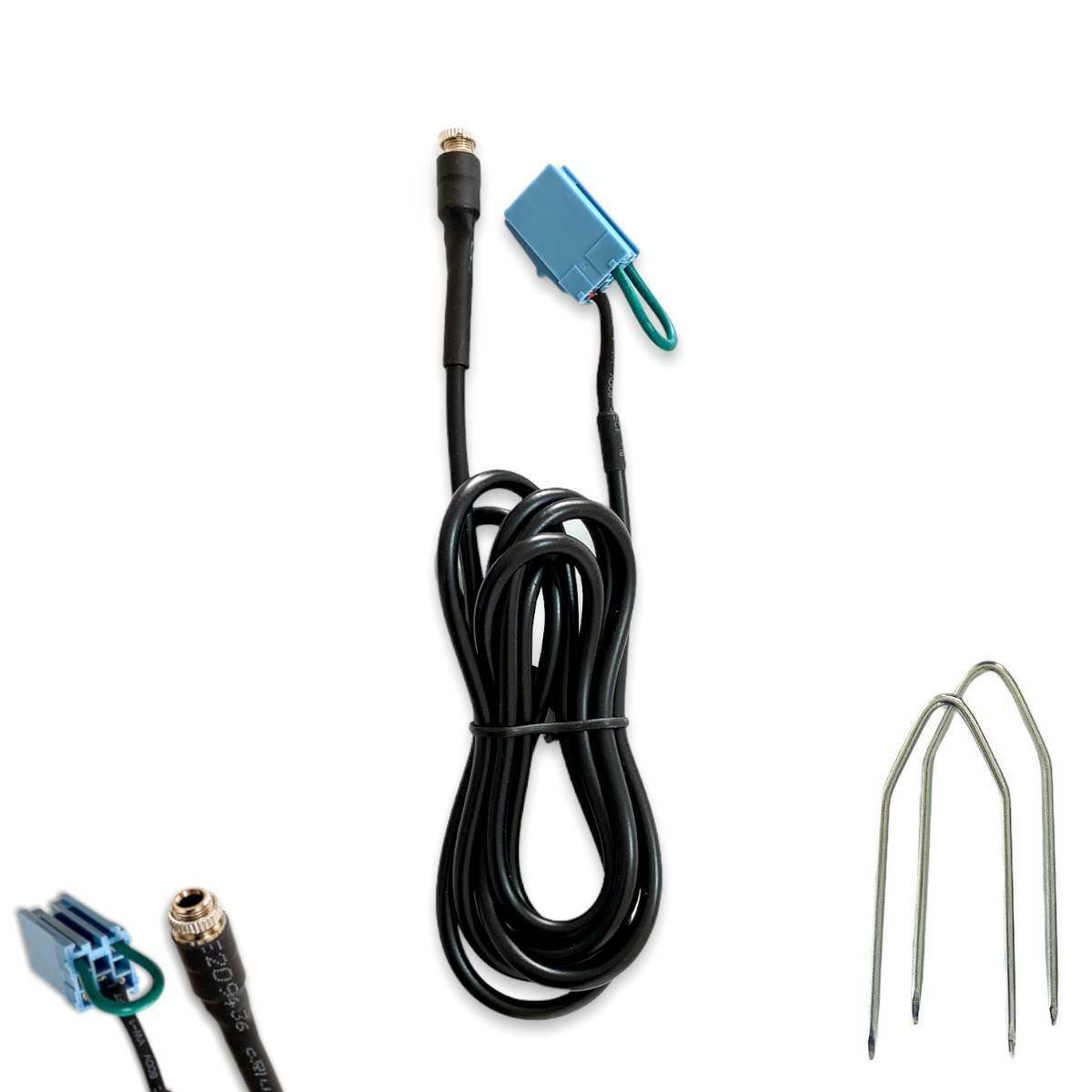 AUX JUMPER CABLE FEMALE JACK AND EXTRACTION KIT DELPHI BOSCH NO SOURCE AVAILABLE