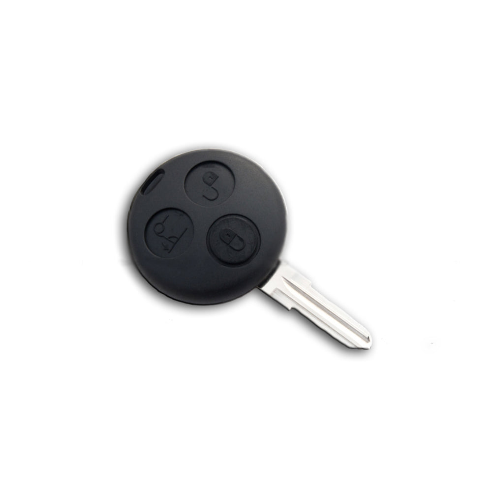 Guscio Scocca Cover Chiave Telecomando 3 Tasti Ricambio Compatibile Per Smart Fortwo 450 Coupe Chiave Completa di Guscio e Lama