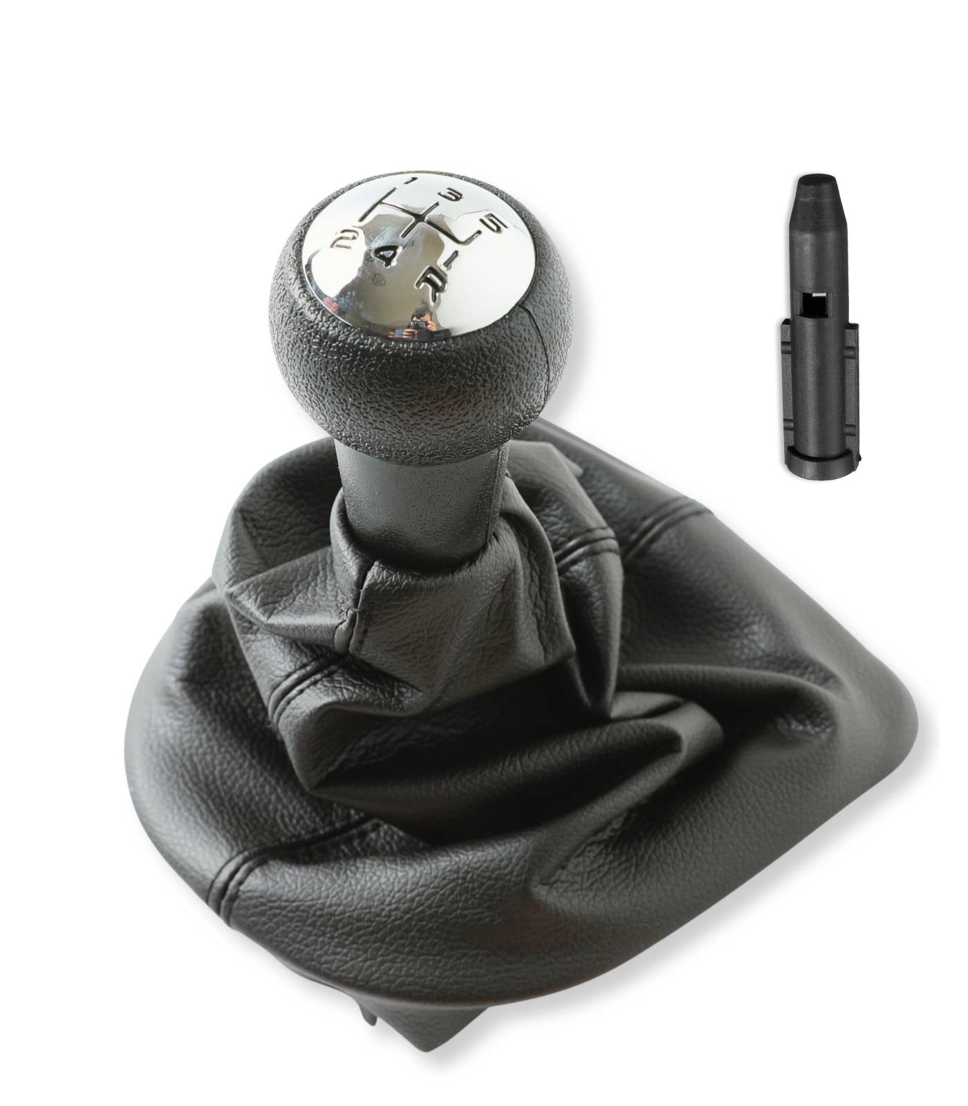 Set Knob Cap Frame and Adapter Compatible with Peugeot 207