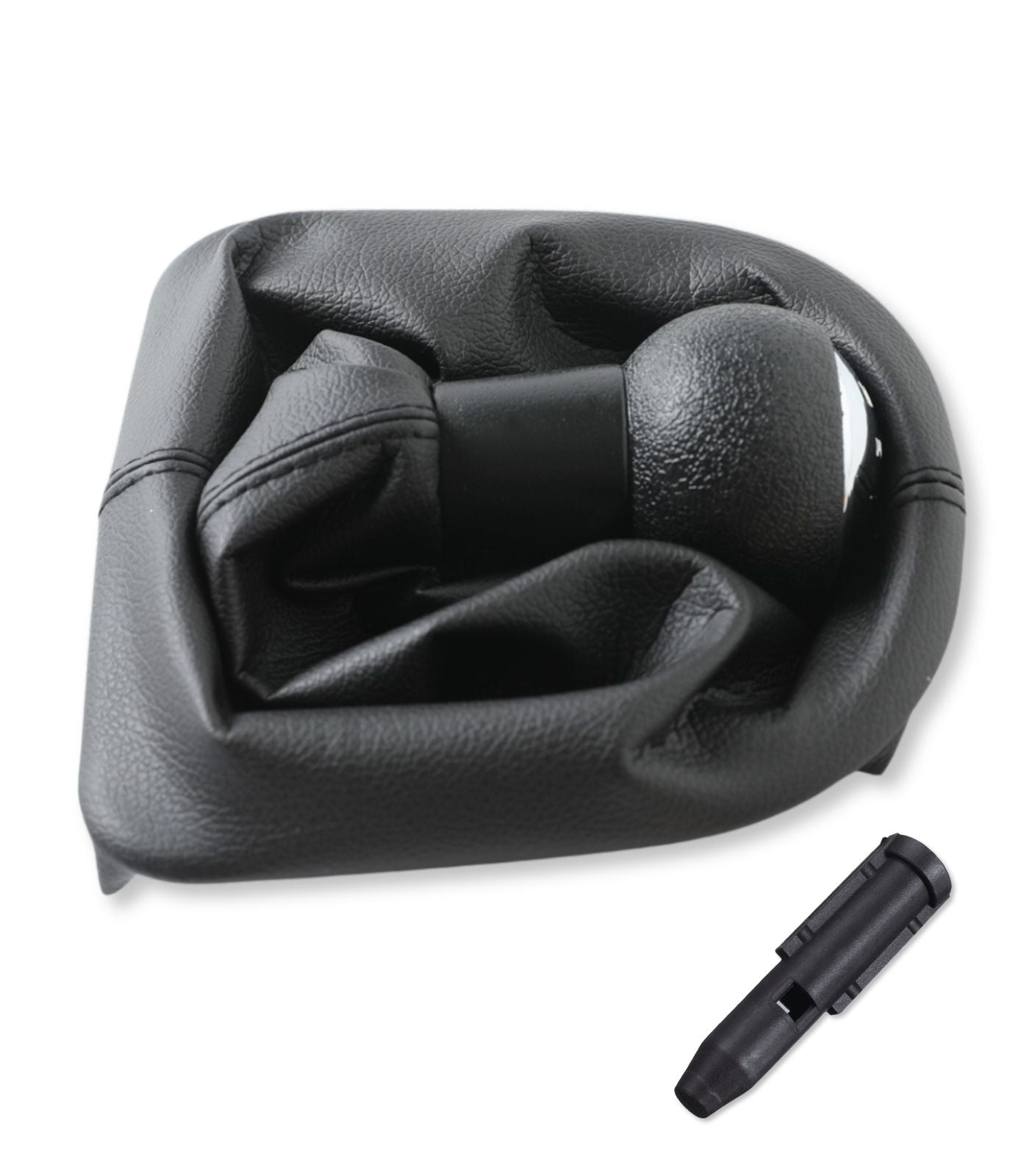 Set Pomello Cuffia Telaio e adattatore Compatibile con Peugeot 207