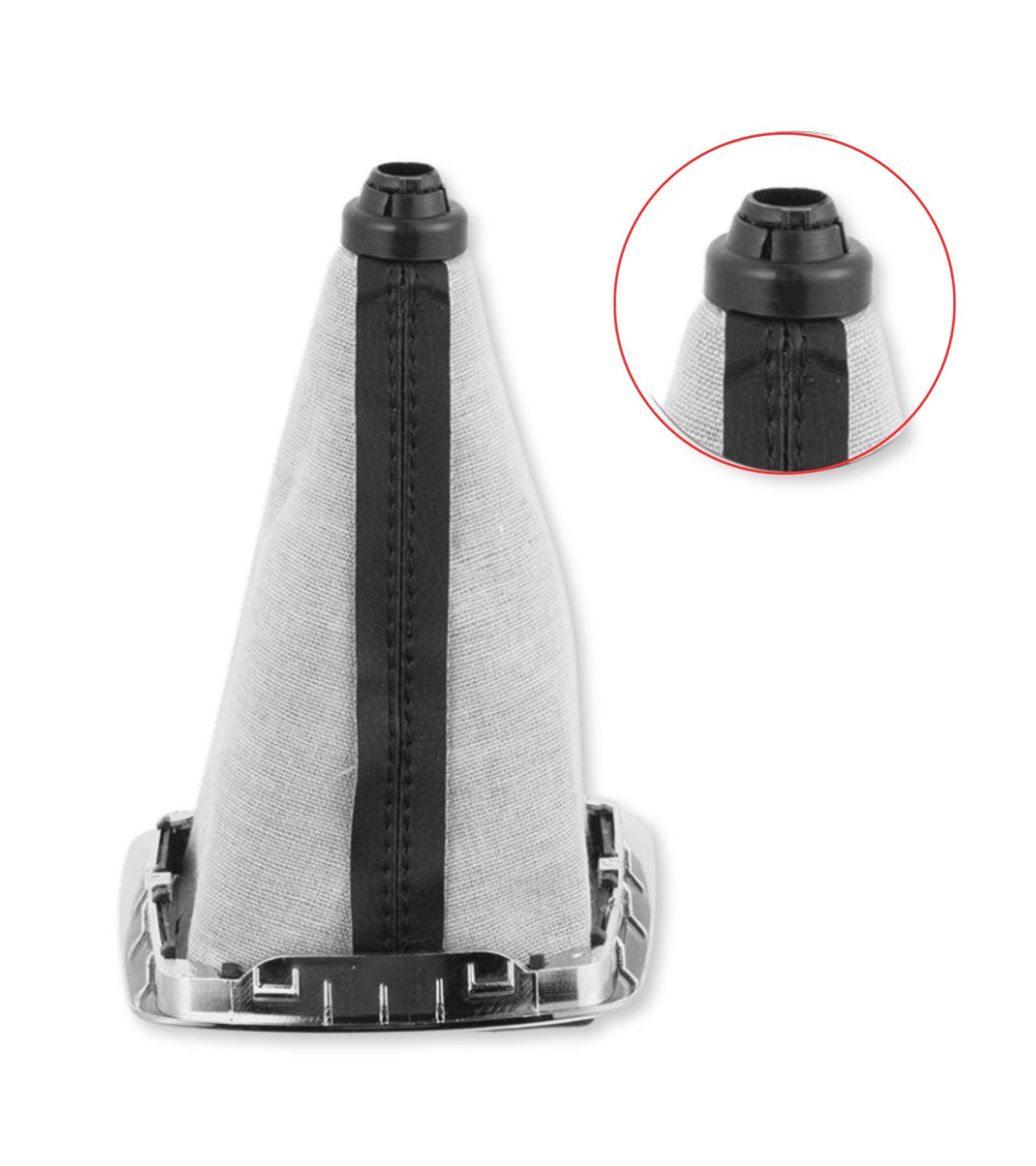 Set Pomello 5 marce e Cuffia per Leva Cambio Compatibile con Ford Focus MK2 MKII 2008-2014 con Cornice Big Frame