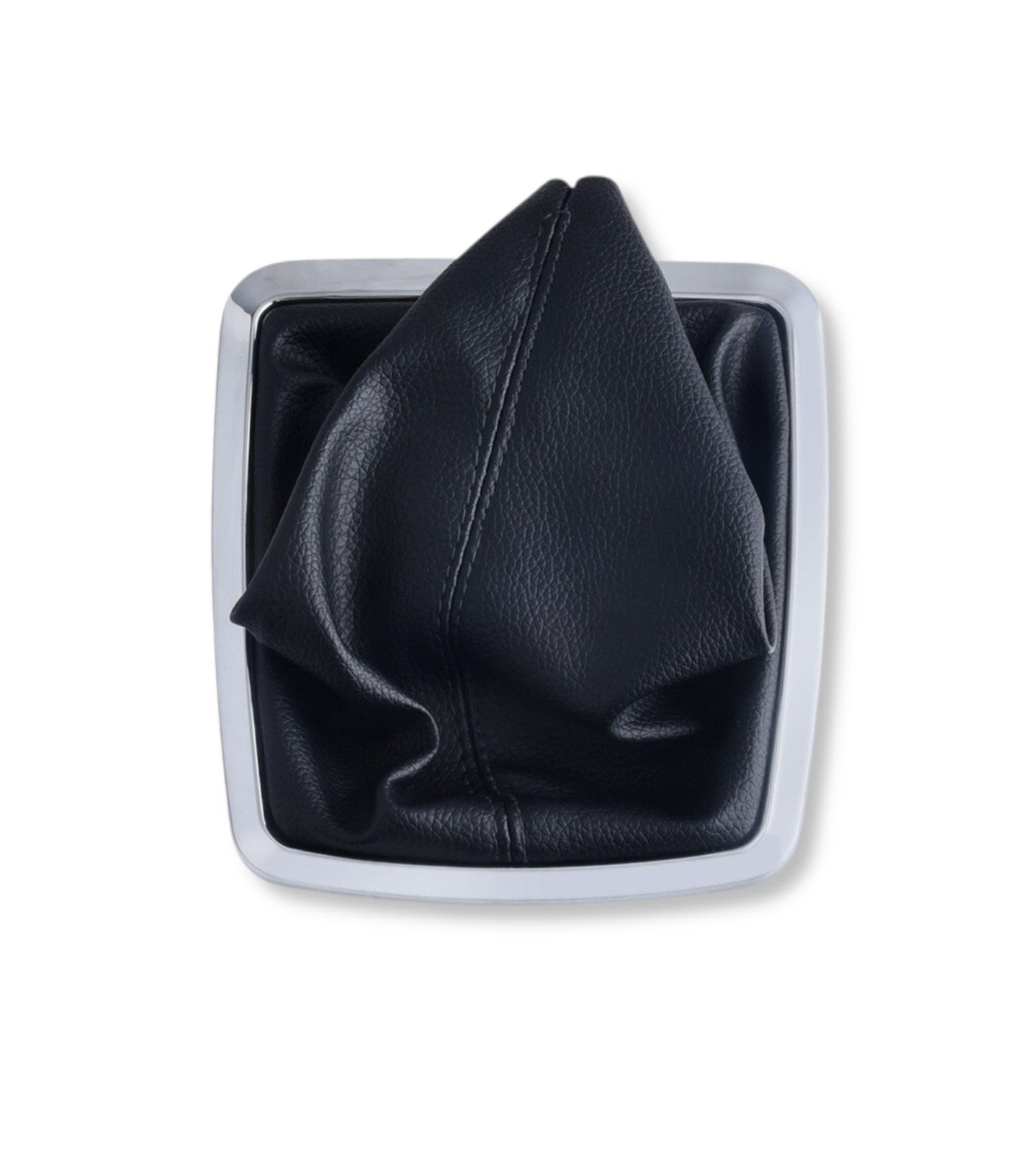 Set Cuffia e Telaio Per Leva Cambio Pomello Compatibile con Ford Focus MK2 MKII 2008-2014 Materiale In Similpelle Colore Nero - Big Frame