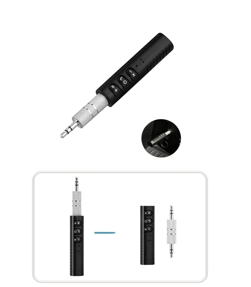 Cavo Aux Femmina per Radio Blaupunkt Compatibile con Fiat Punto 500 Panda + Ricevitore Bluetooth con Microfono Integrato per Vivavoce e Kit Estrazione