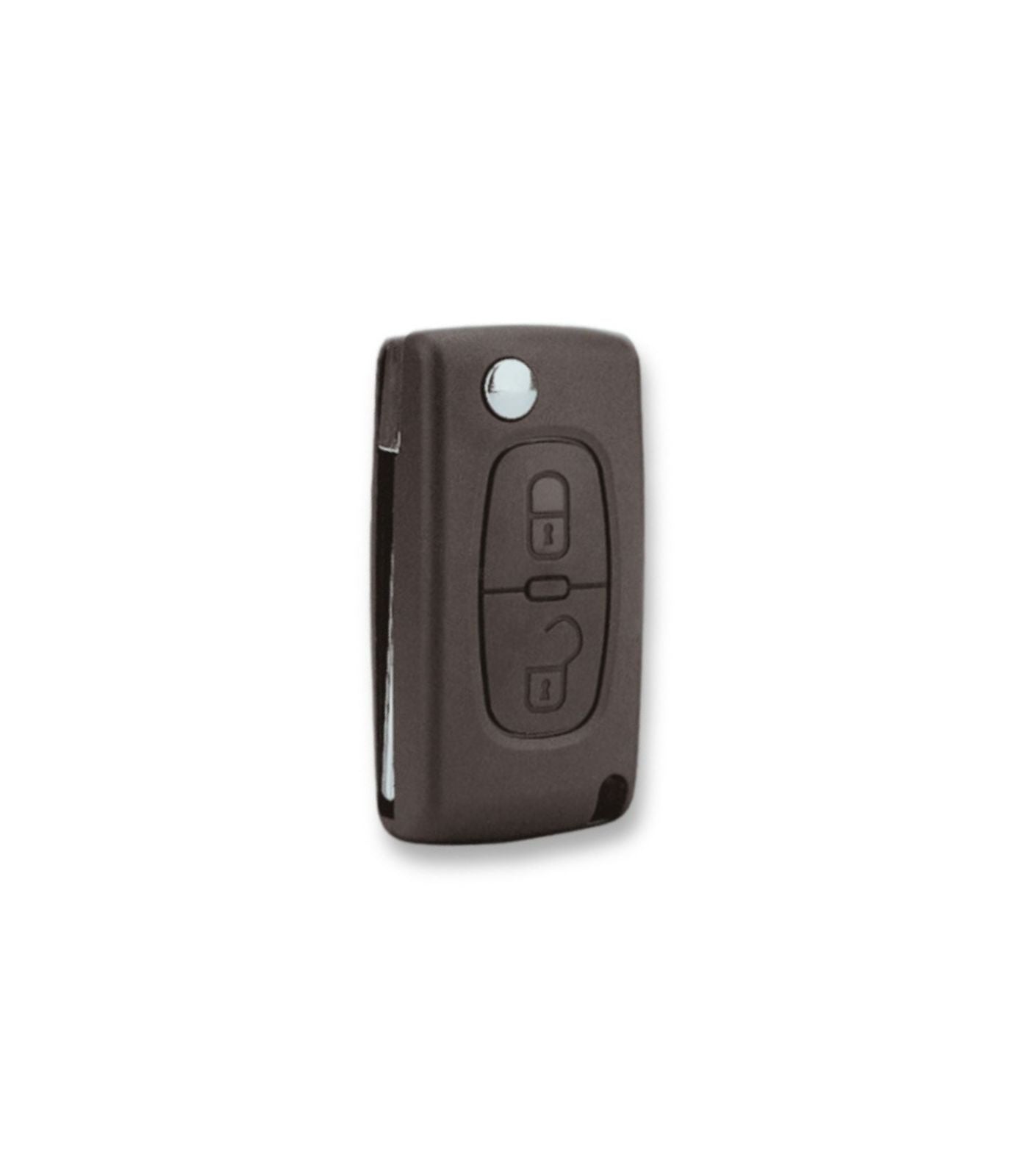 Guscio Scocca Cover e Lama per Chiave Telecomando Auto 2 tasti Compatibile con Peugeot 107 207 307 308 407 408