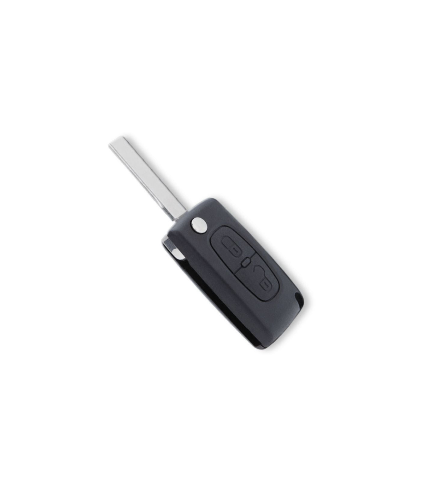 Guscio Scocca Cover e Lama per Chiave Telecomando Auto 2 tasti Compatibile con Peugeot 107 207 307 308 407 408