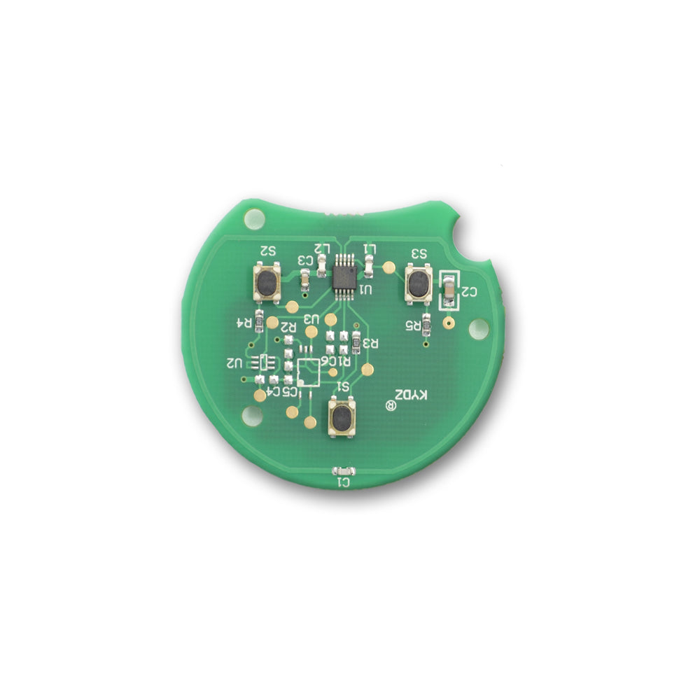 Chiave Guscio Telecomando 3 tasti Compatibile con Smart 450 Fortwo Forfour Frequenza 433 Mhz Chiave Completa di Chip Transponder Lama e Batteria 3V
