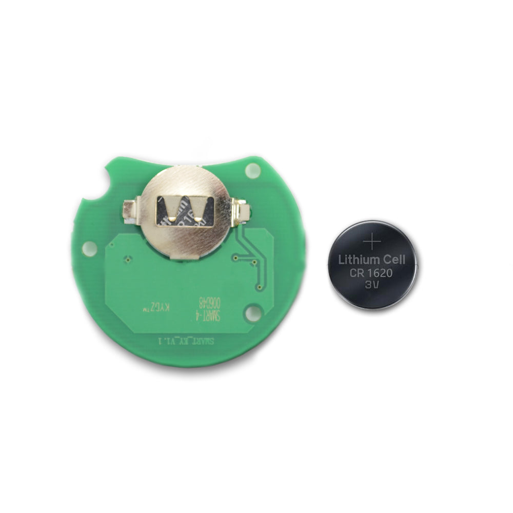 Chiave Guscio Telecomando 3 tasti Compatibile con Smart 450 Fortwo Forfour Frequenza 433 Mhz Chiave Completa di Chip Transponder Lama e Batteria 3V