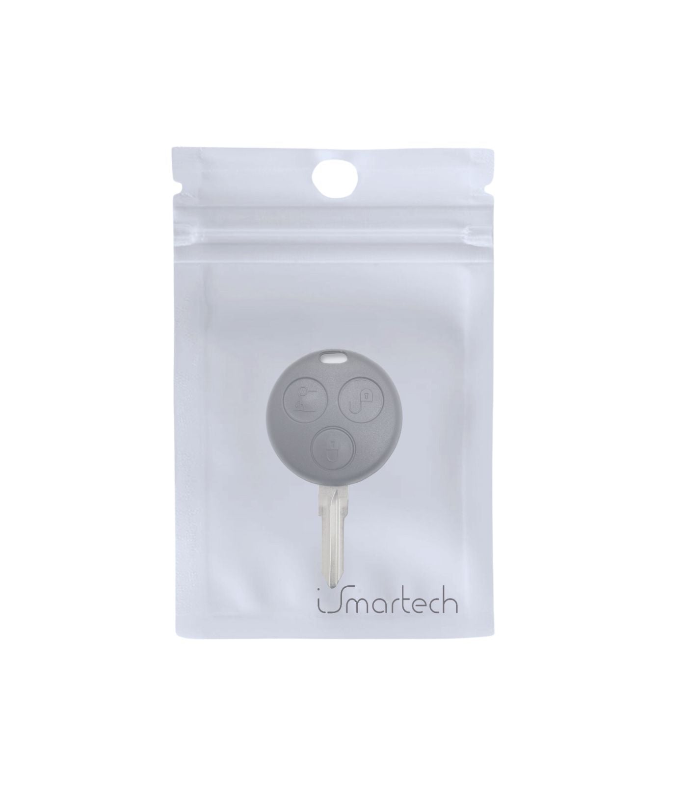 Chiave Guscio Telecomando 3 tasti Compatibile con Smart 450 Fortwo Forfour Frequenza 433 Mhz Chiave Completa di Chip Transponder Lama e Batteria 3V