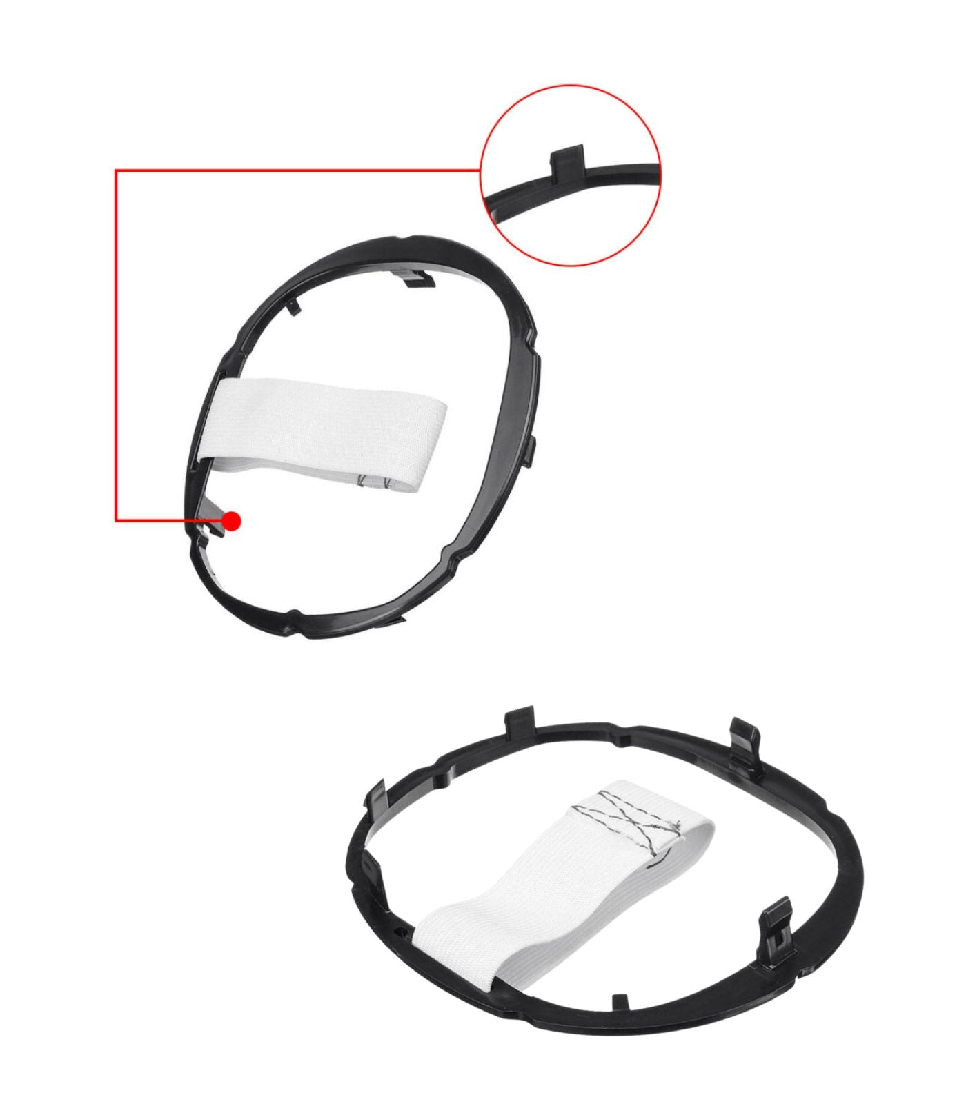 GHIERA ANELLO CORNICE BASE CUFFIA LEVA CAMBIO AUTO FIAT 500 500C COD.71775051