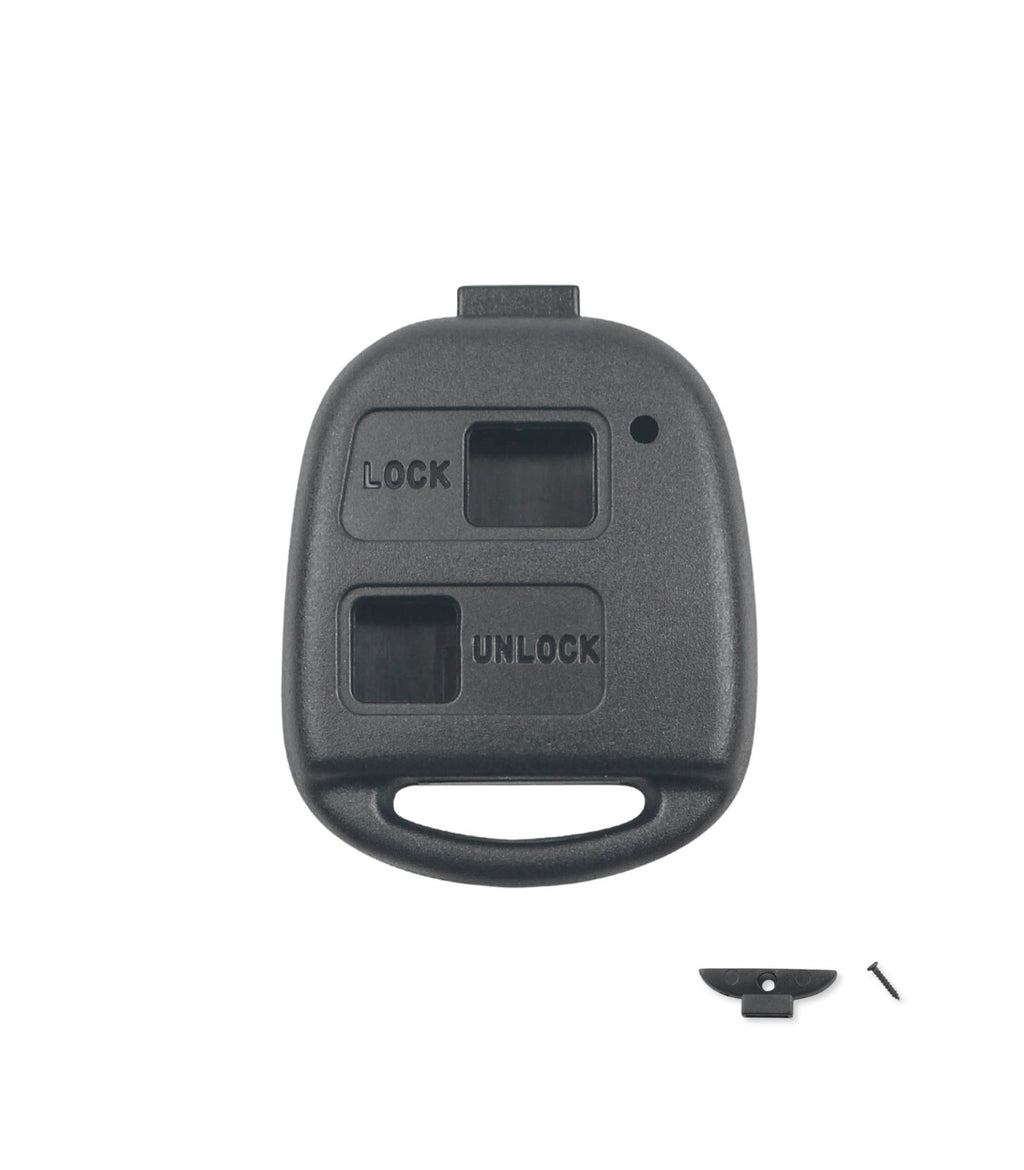 Scocca Guscio Cover per Chiave Telecomando 2 tasti Compatibile con Toyota Corolla Verso Rav4 Celica Vite e Supporto per Lama