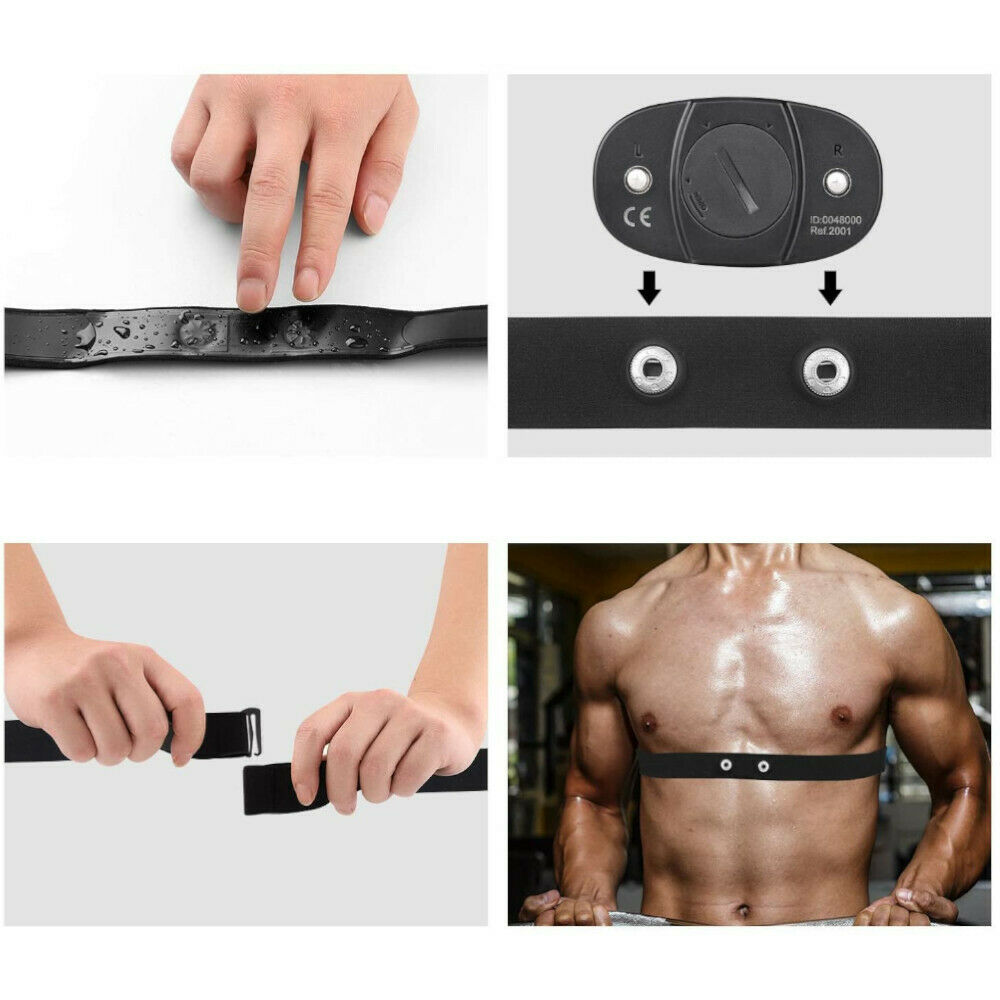 REPLACEMENT STRAP HEART RATE ADJUSTABLE ELASTIC BAND FOR GARMIN POLAR WAHOO