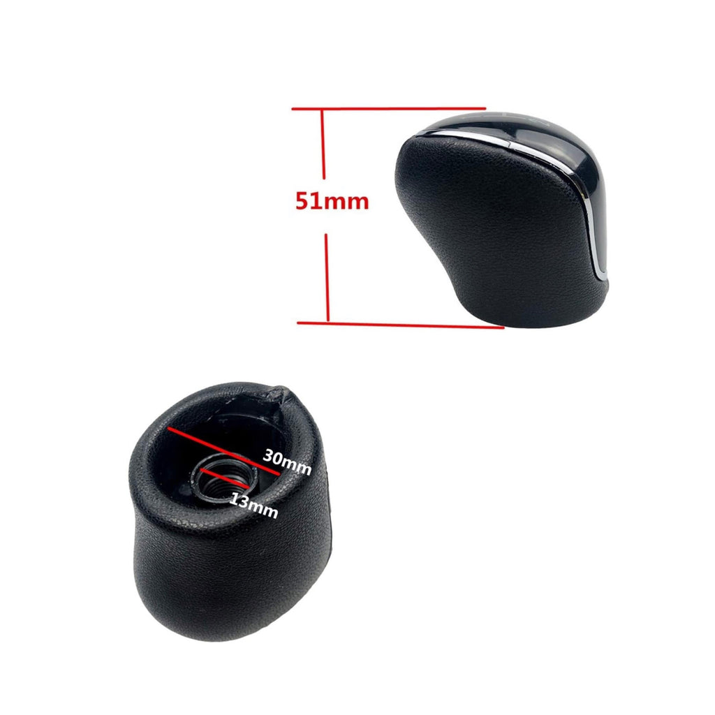 CHROME 6-SPEED MANUAL GEAR KNOB WITH REVERSE COMPATIBLE WITH FORD