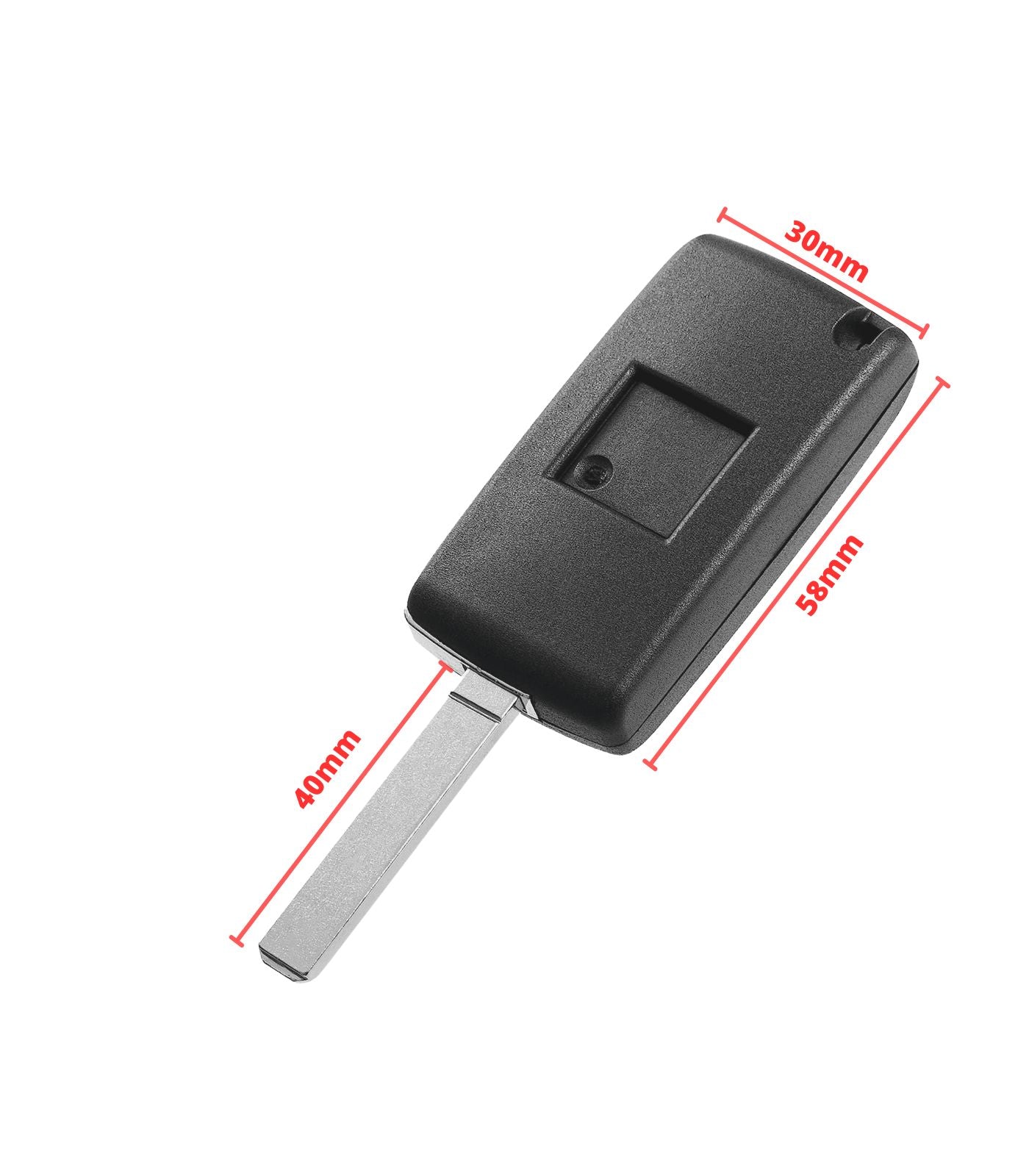 Guscio Lama per Chiave Telecomando 3 Tasti Compatibile con Citroen C2 C3 C4 C5 C6 Xsara Picasso Lama VA2 Vano Batteria CE0523 e Pulsante Faro