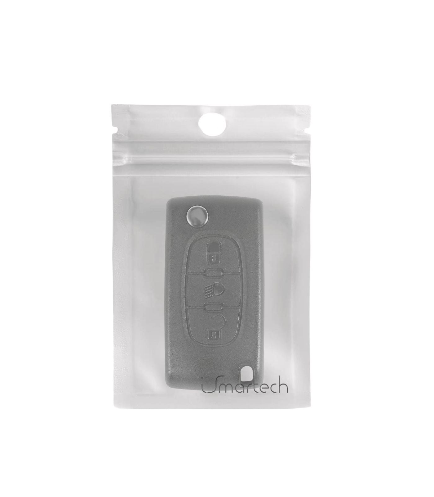 Guscio Lama per Chiave Telecomando 3 Tasti Compatibile con Citroen C2 C3 C4 C5 C6 Xsara Picasso Lama VA2 Vano Batteria CE0523 e Pulsante Faro