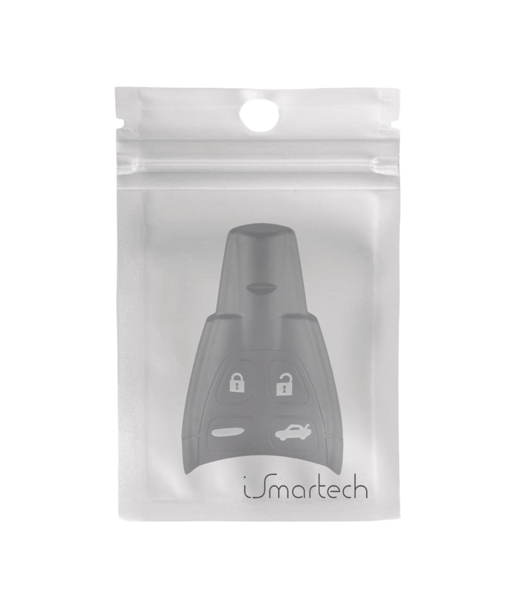 Guscio Scocca Cover per Chiave Telecomando 4 Tasti Compatibile con Saab 93 95 9.3 9.5 9-3 9-5