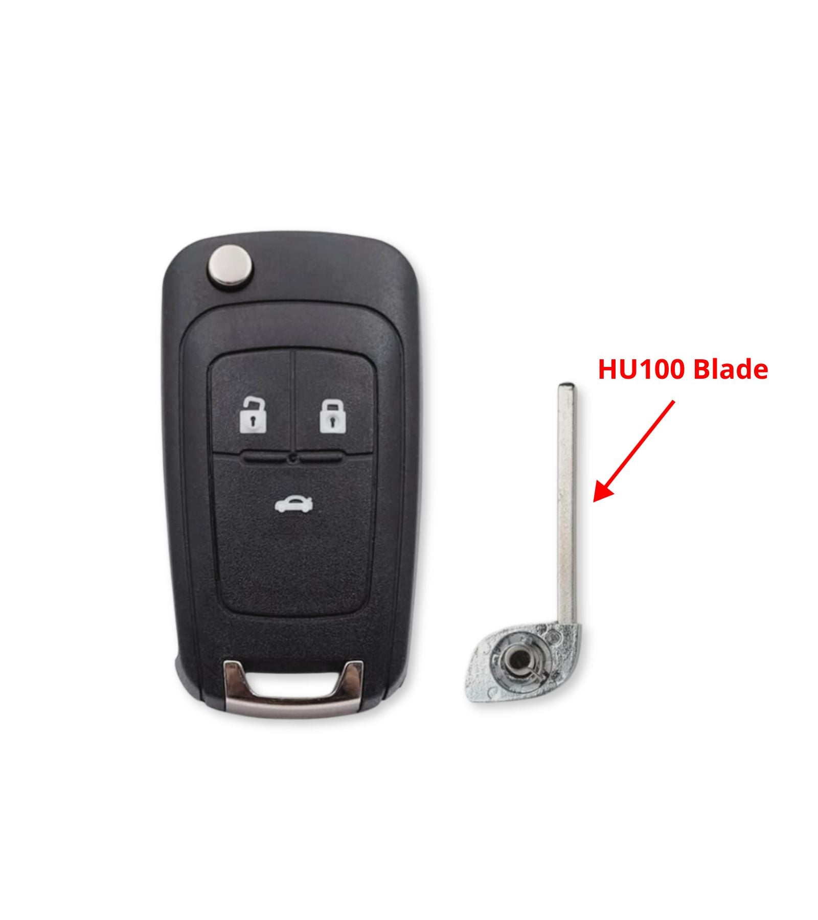 Guscio Scocca Chiave Telecomando 3 Tasti con Lama Compatibile con Opel Insignia Astra J Zafira Vauxhall
