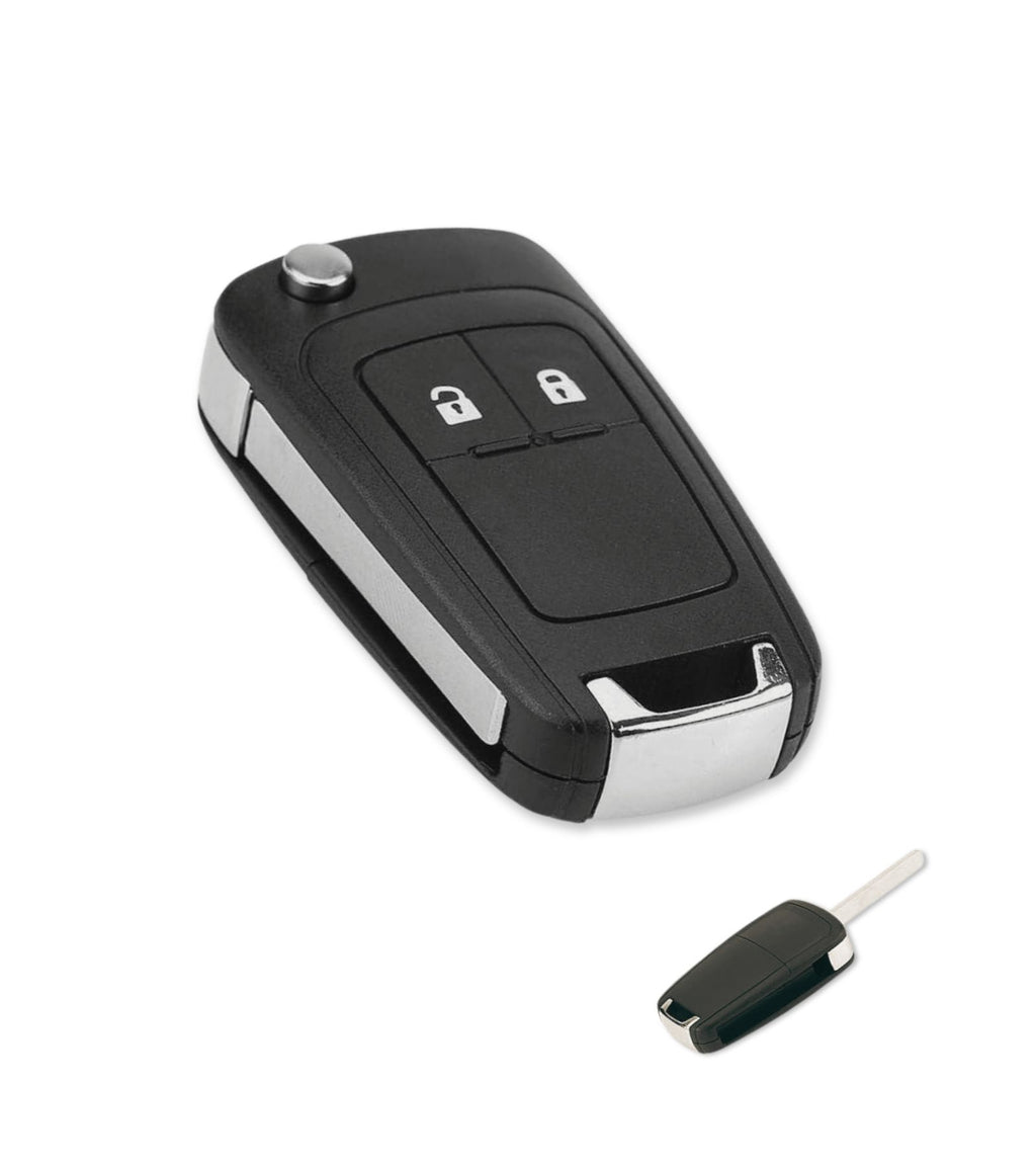 Scocca Guscio e Chiave Telecomando 2 Tasti Compatibile con Opel Astra J Vectra Insignia Vauxhall