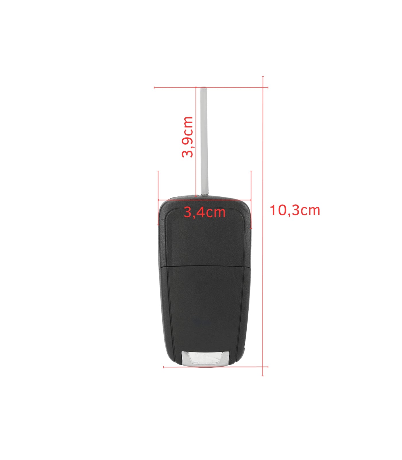 Scocca Guscio e Chiave Telecomando 2 Tasti Compatibile con Opel Astra J Vectra Insignia Vauxhall