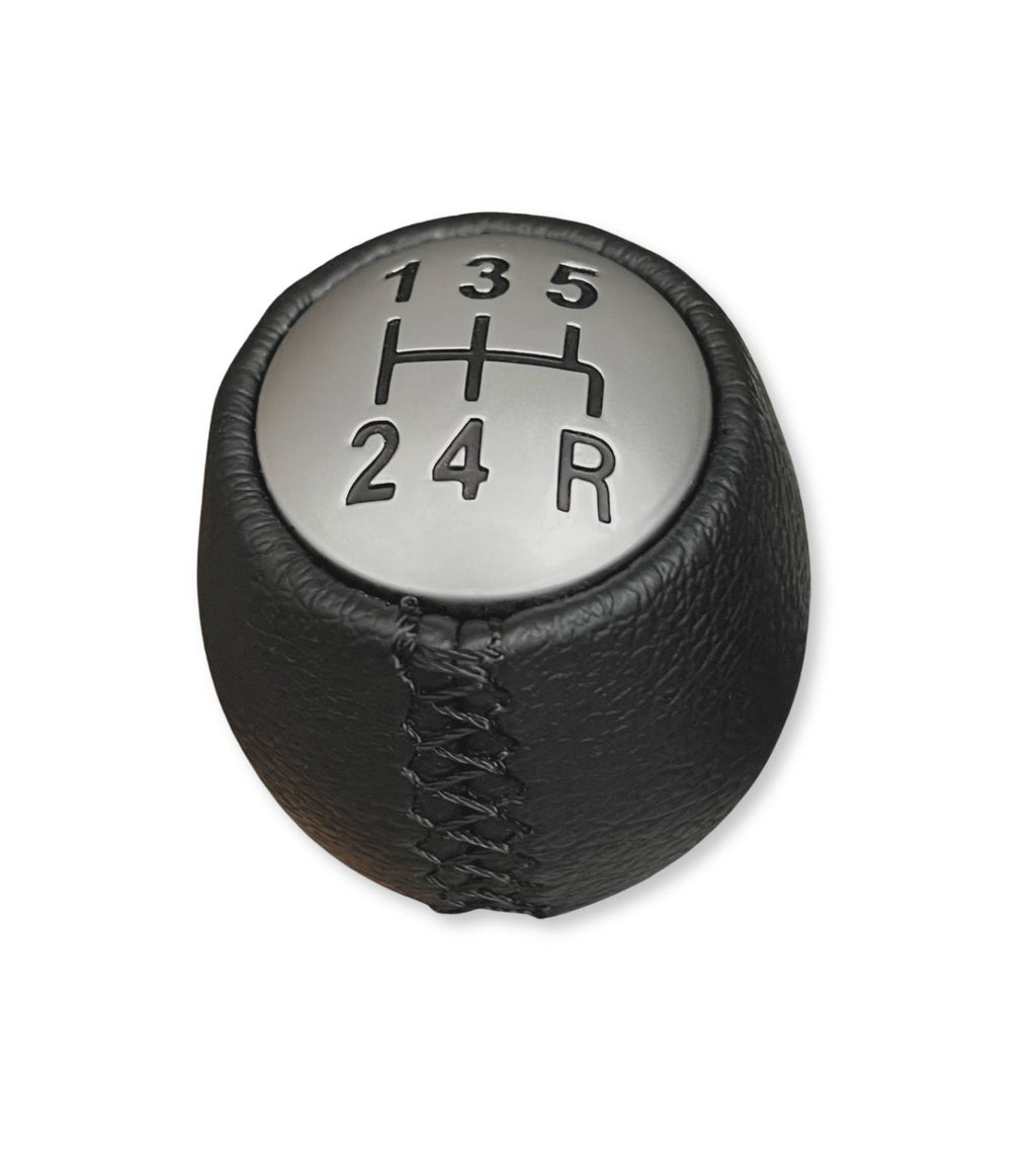 5 Speed ​​Gear Knob for Alfa Romeo 147 1.9 JTD 156 GT with Black Stitching and Eco Leather Grip OEM 735317144