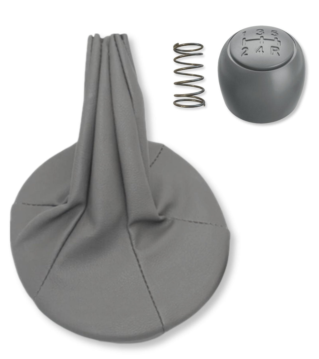 Kit Pomello 5 Marce, Cuffia e Molla per Fiat Panda 2003-2012 e Fiat 500/500C 2007-2013