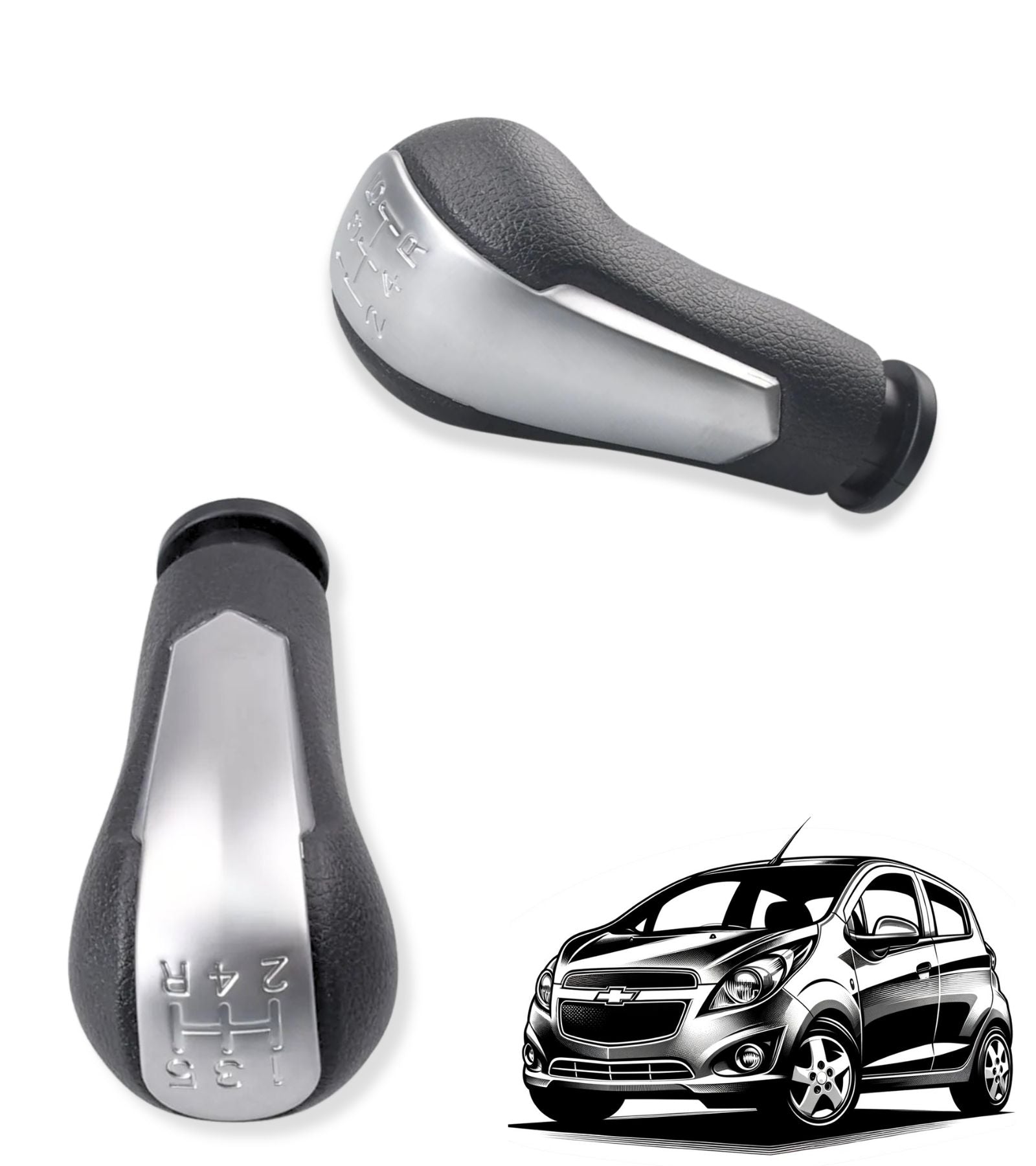 Pomello Leva Cambio 5 Marce Compatibile con Chevrolet Spark M300 2011 - 2016
