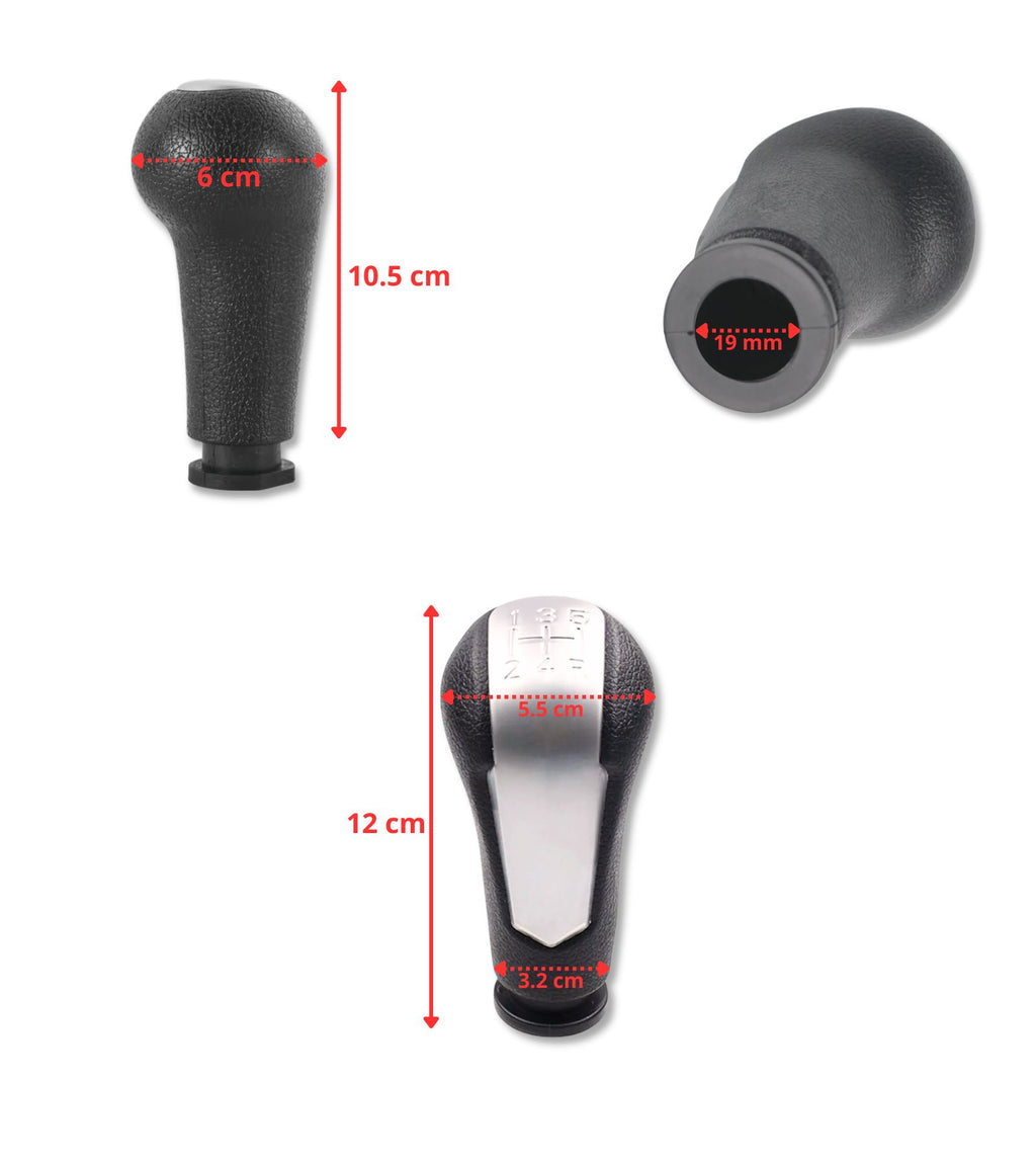 Pomello Cuffia per Leva Cambio Manuale 5 Marce, Compatibile con Chevrolet Spark M300 2011-2016
