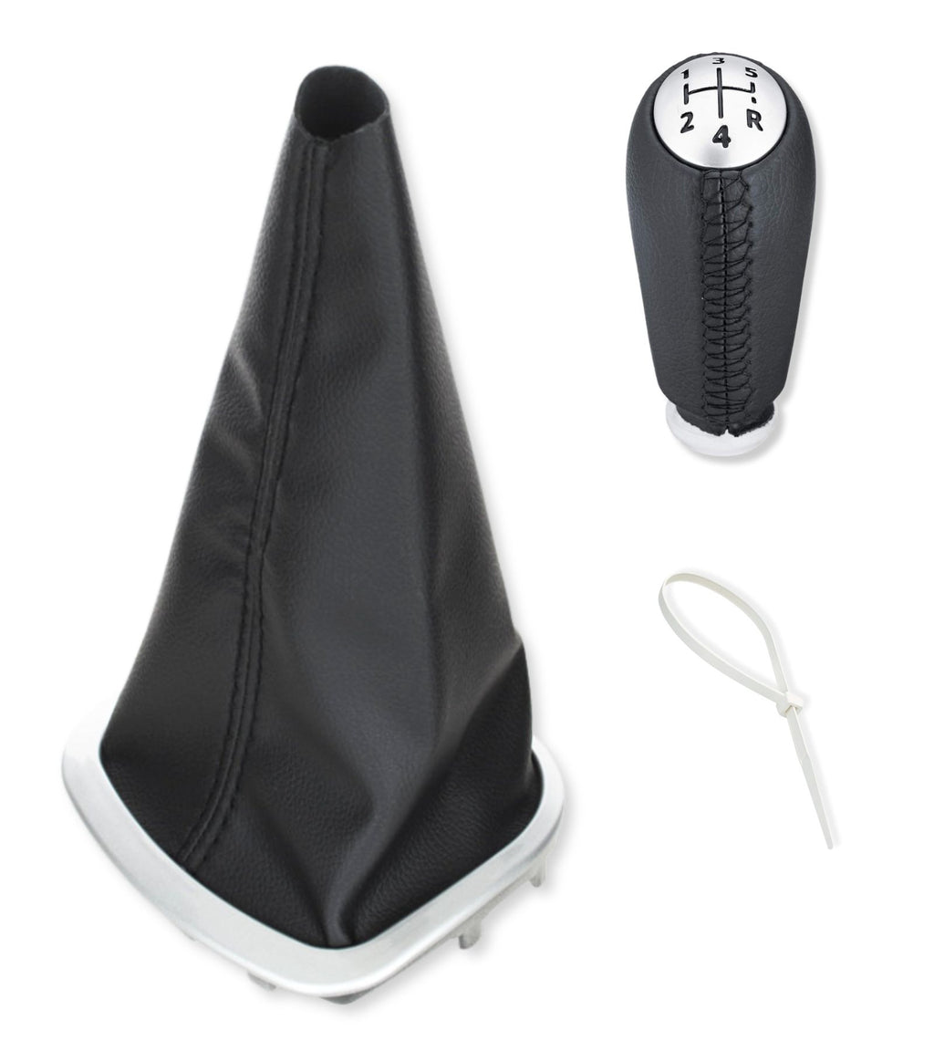 Kit Sostituzione Cuffia e Pomello 5 Marce Compatibile con Renault Clio III, Kangoo II, Twingo II, Espace IV