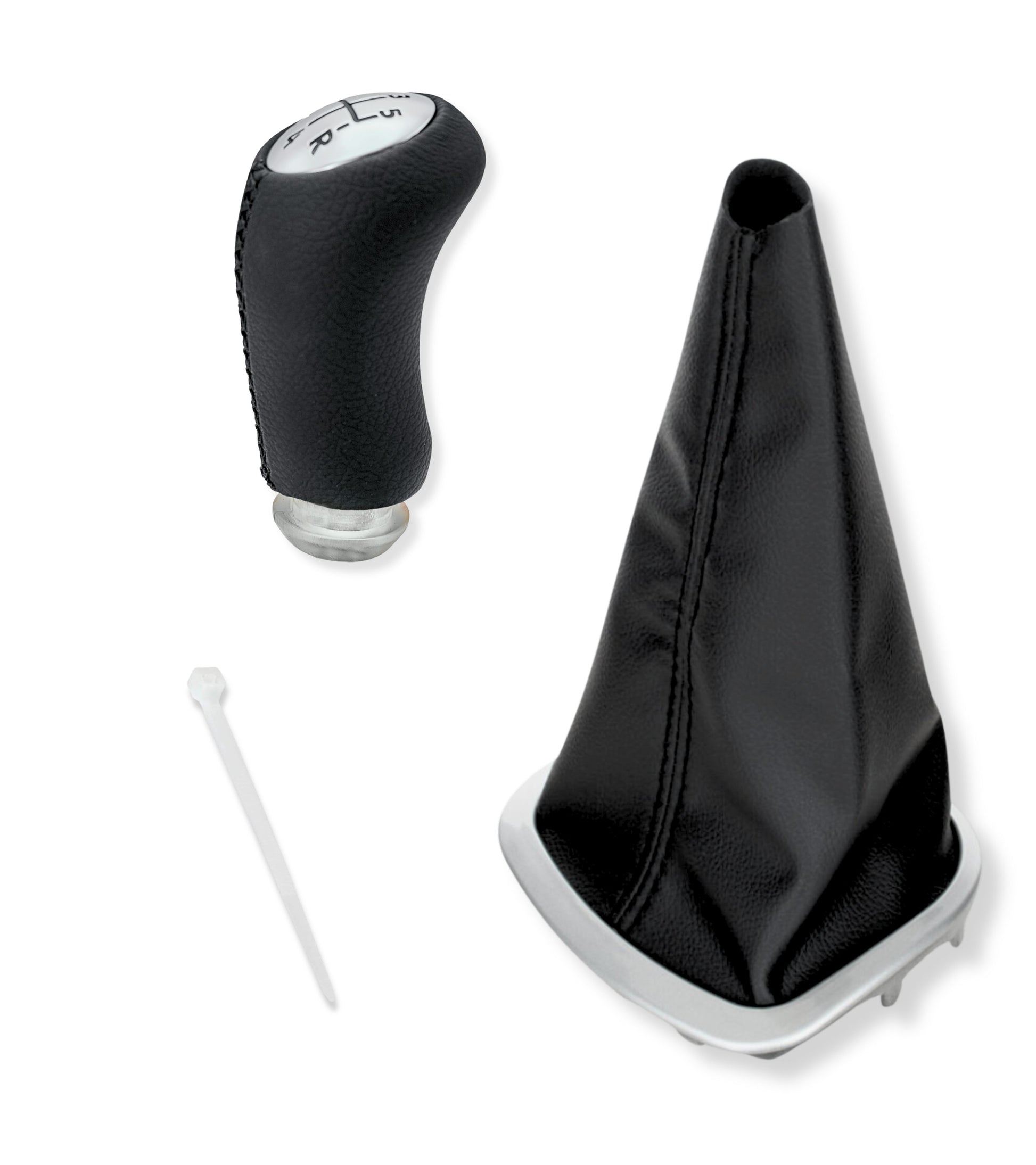Kit Sostituzione Cuffia e Pomello 5 Marce Compatibile con Renault Clio III, Kangoo II, Twingo II, Espace IV