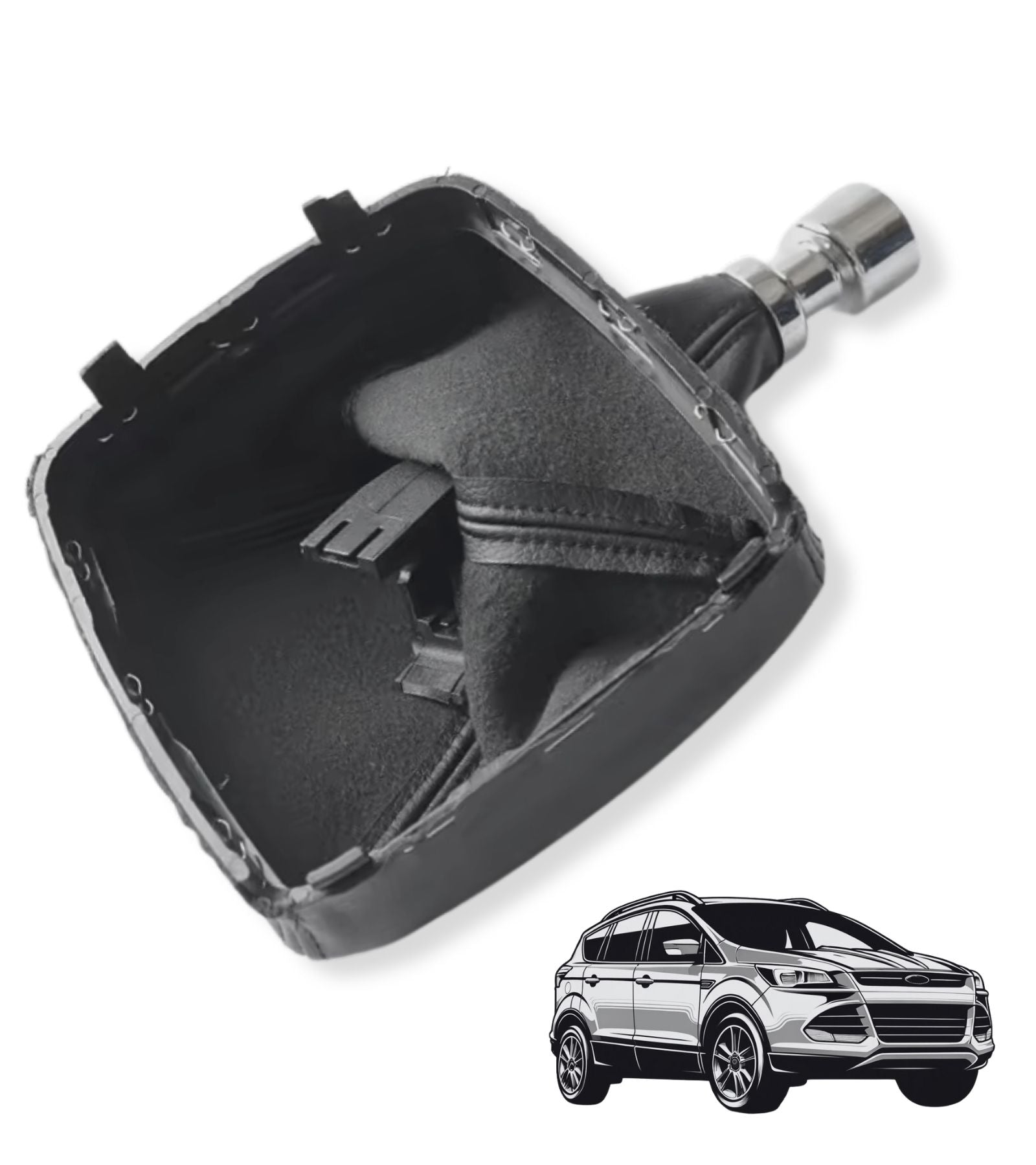 Gear Shift Boot Compatible with Ford Mondeo MK4 2007-2015 (OEM 7G9R7C453CKF)