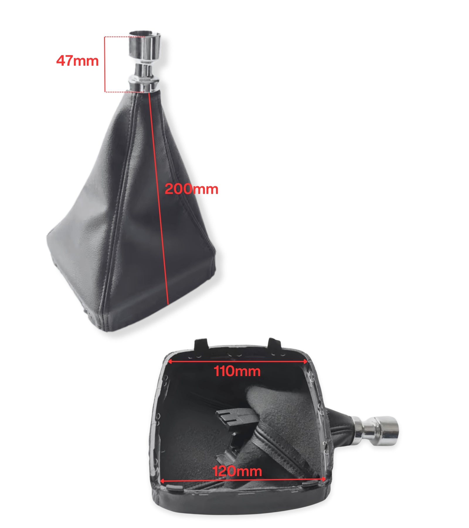 Gear Shift Boot Compatible with Ford Mondeo MK4 2007-2015 (OEM 7G9R7C453CKF)