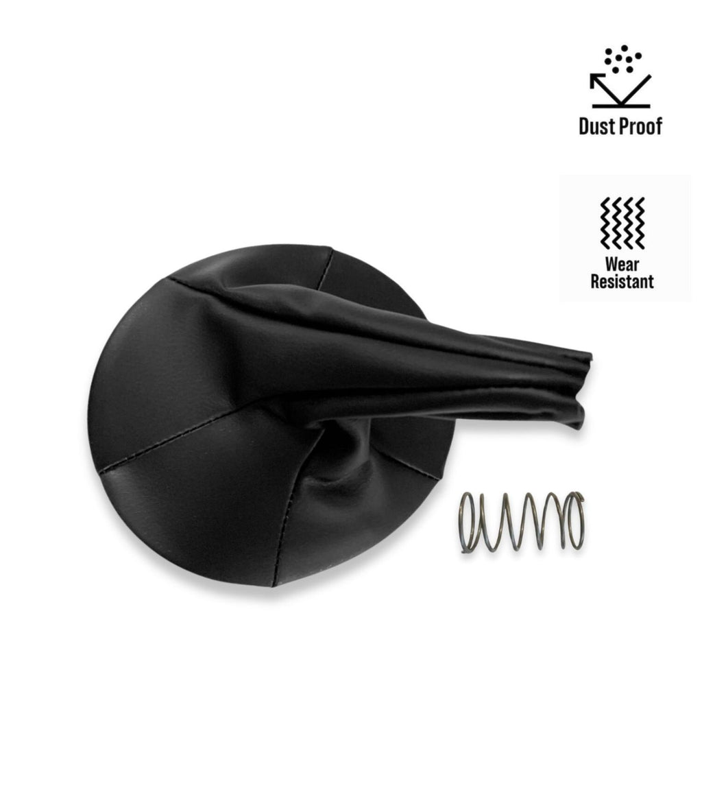 Kit Pomello 5 Marce, Cuffia e Molla per Fiat Panda 2003-2012 e Fiat 500/500C 2007-2013, colore Nero