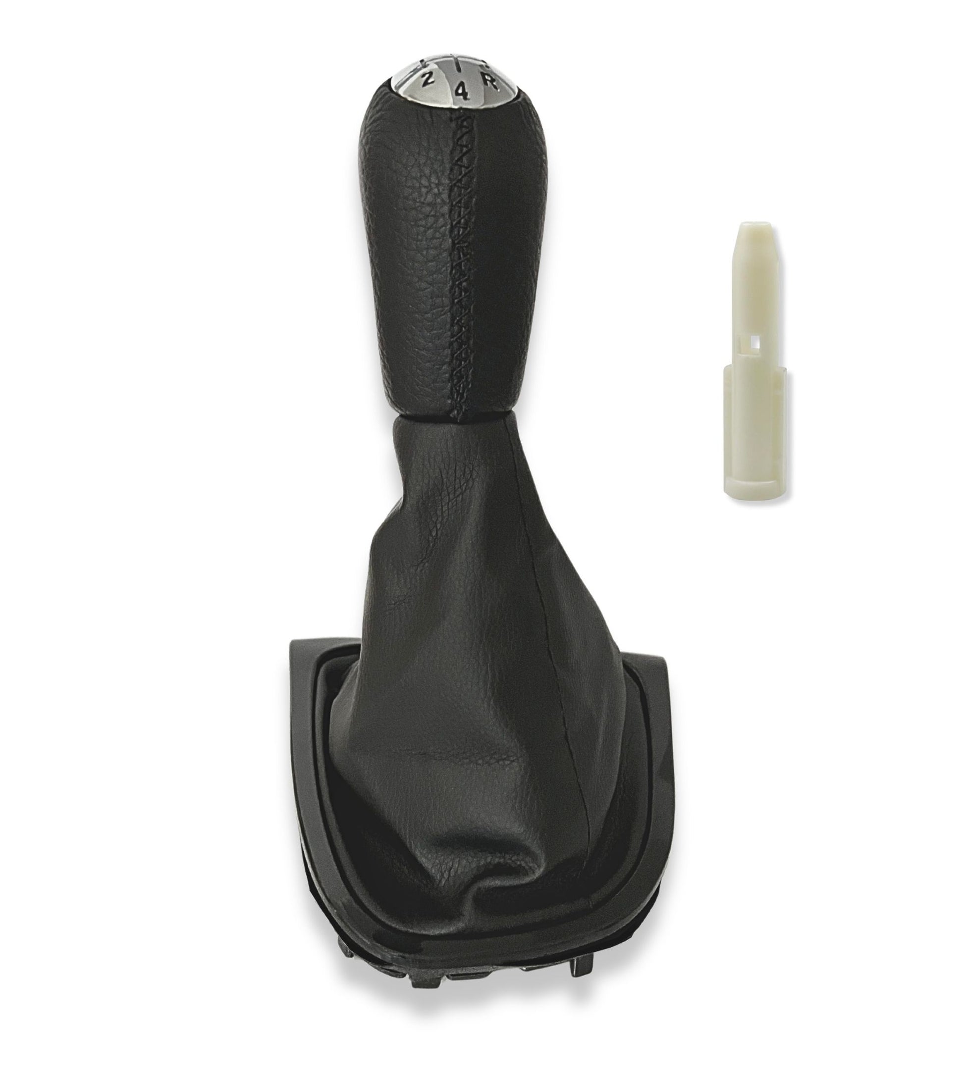 Pomello 5 Marce Leva Cambio e Cuffia Compatibile con Renault Clio IV 2012-2020 con Adattatore